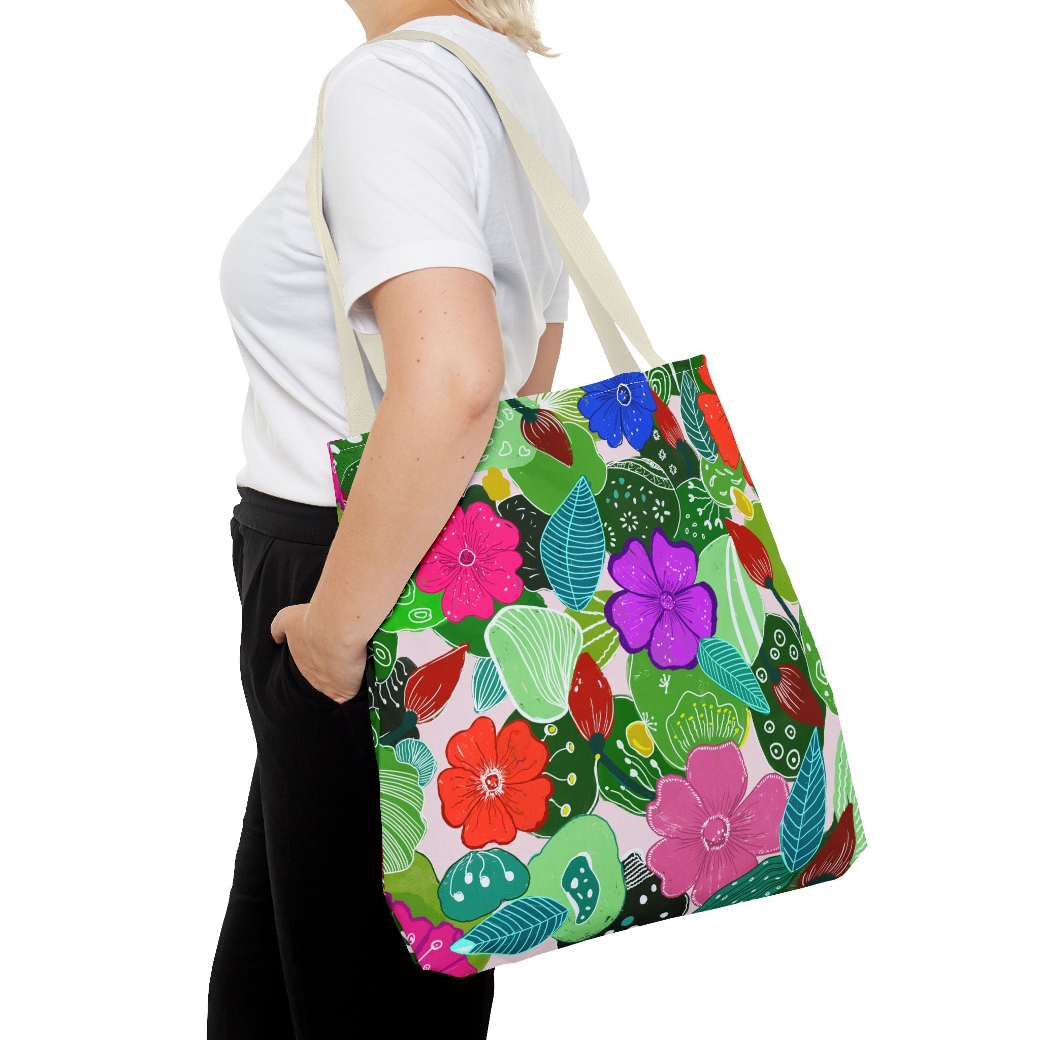 Multicolor Botanic Tote Bag