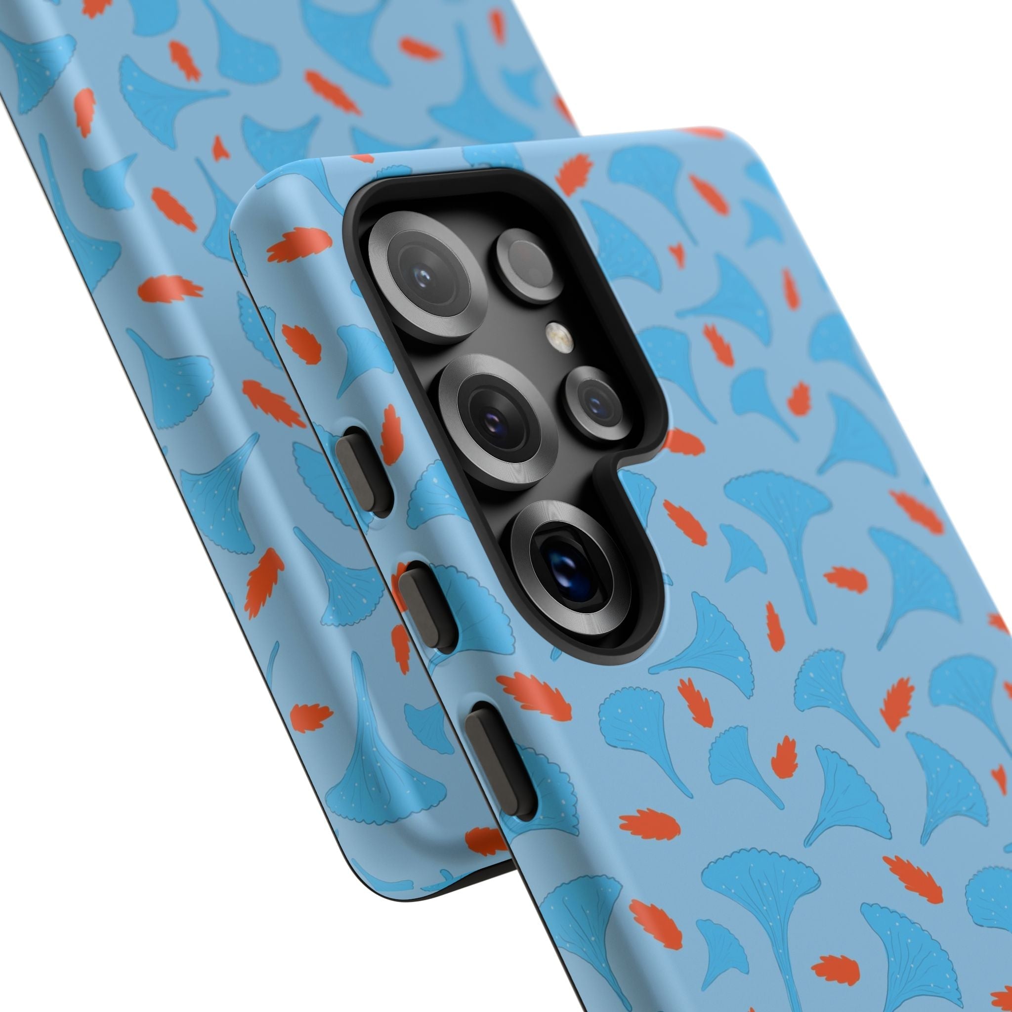 Blue Orange Odd Shape Themed Tough Cases Printify