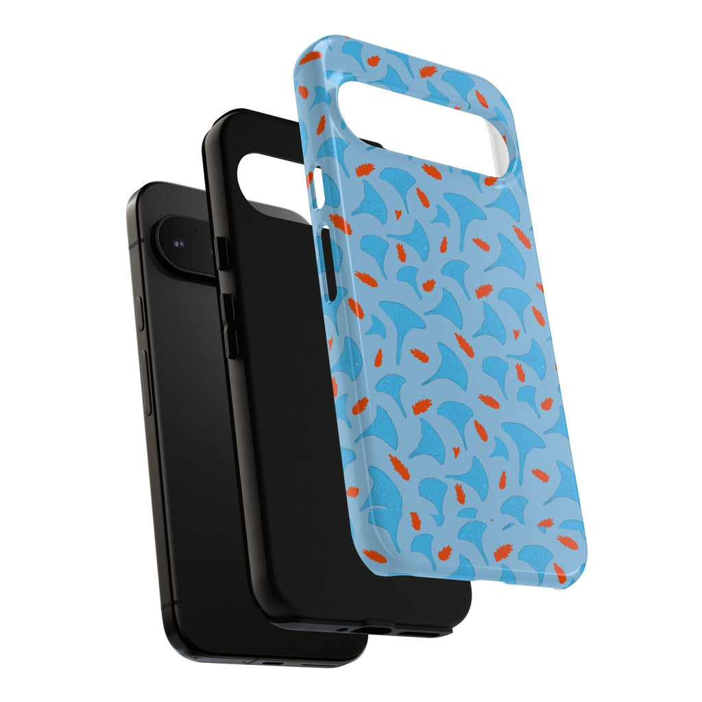 Blue Orange Odd Shape Themed Tough Cases Printify