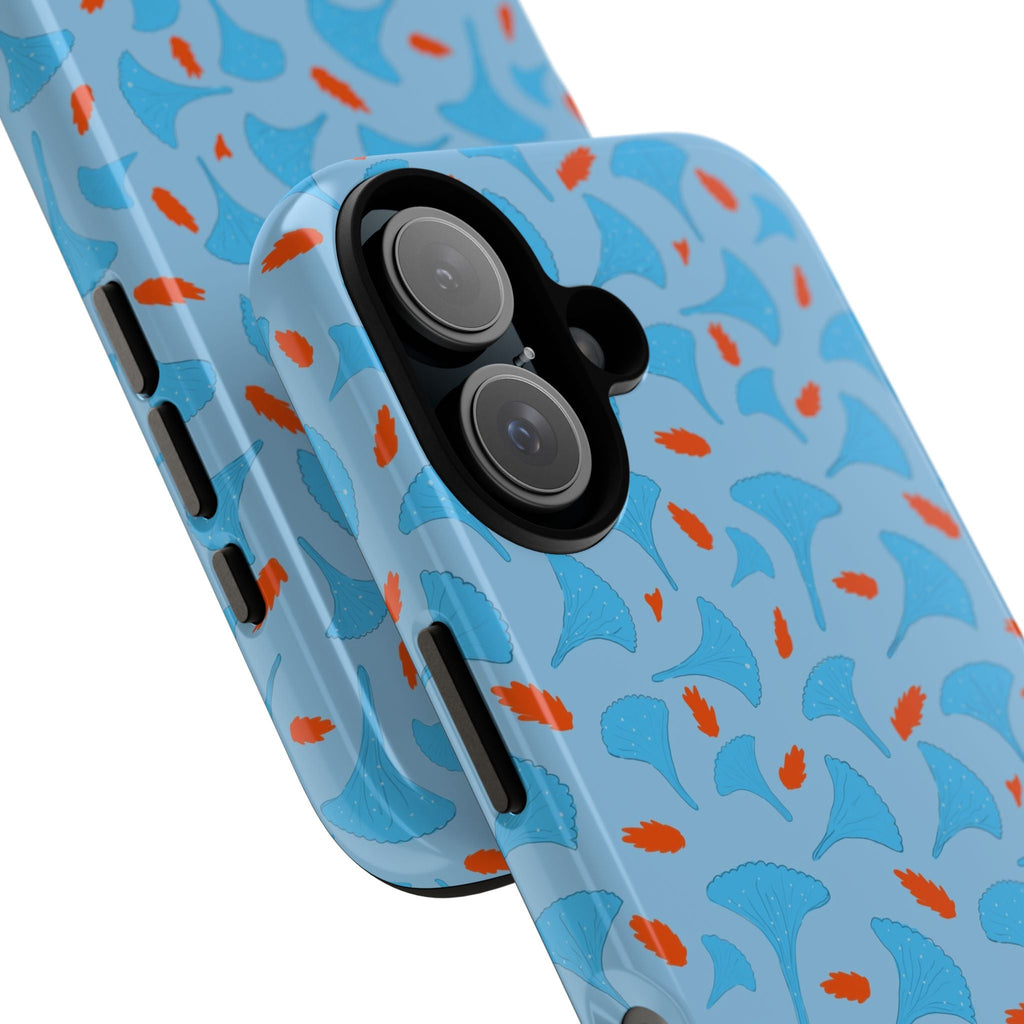 Blue Orange Odd Shape Themed Tough Cases Printify