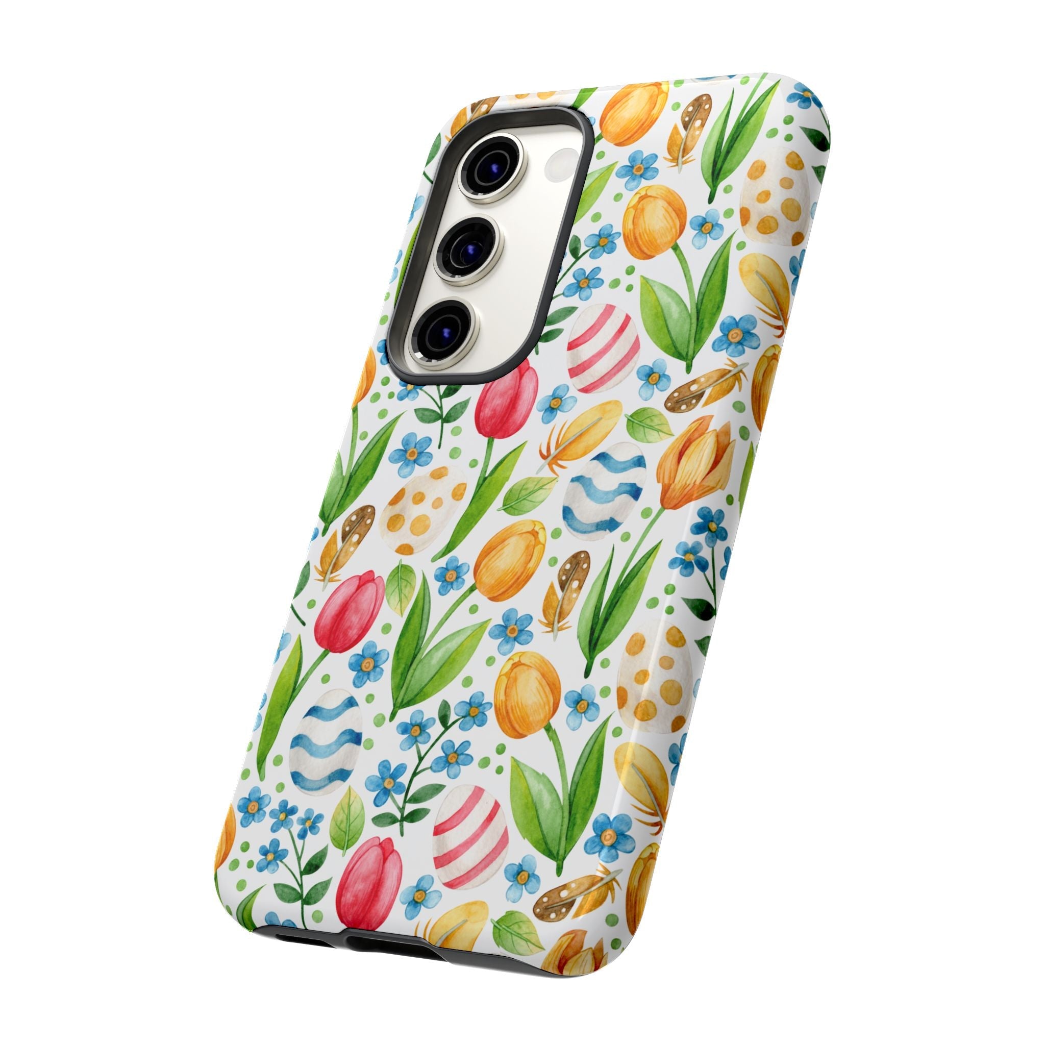 Cute Tulip Egg Theme Tough Cases Printify