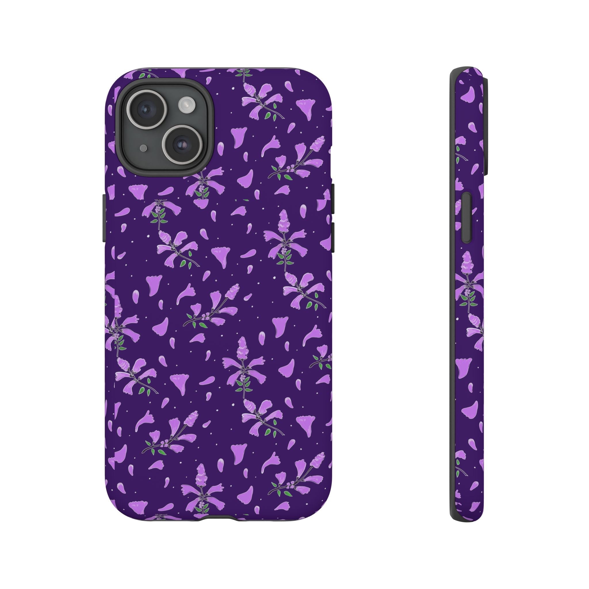 Purple Wild Flower Tough Phone Cases Printify