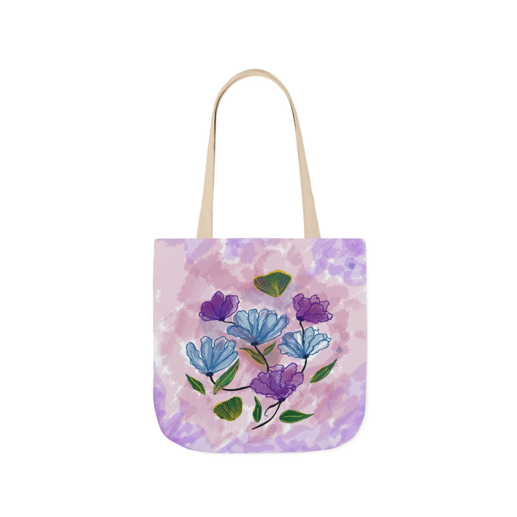 Wild Botanic Water Colour Hand Designed Canvas Tote Bag Printify