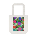 Multicolour Flower Botanic Cotton Tote Bag