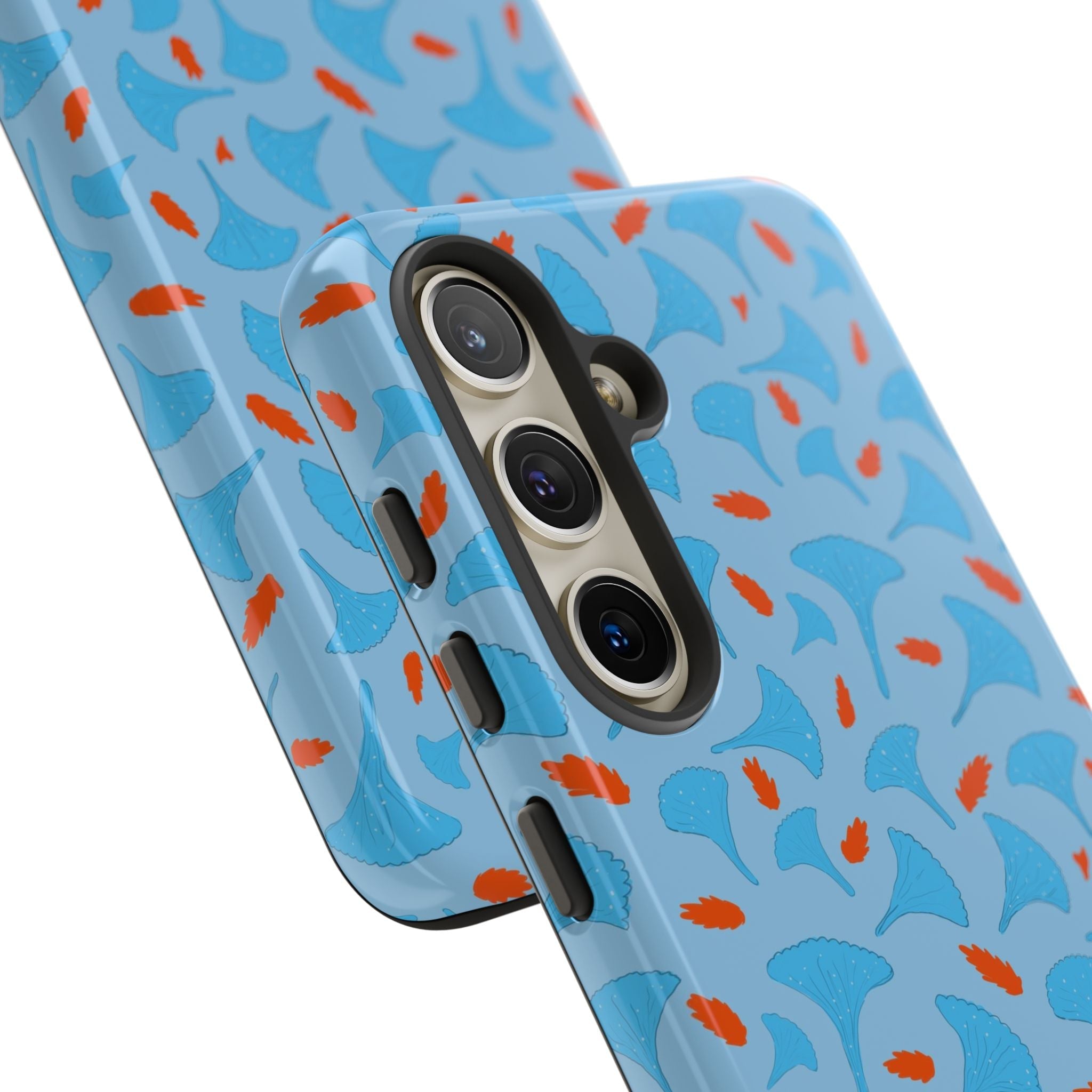 Blue Orange Odd Shape Themed Tough Cases Printify