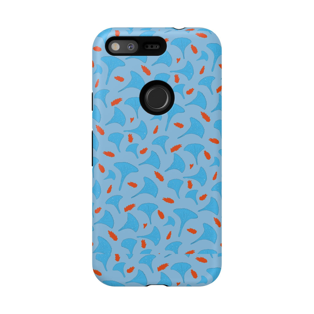 Blue Orange Odd Shape Themed Tough Cases Printify