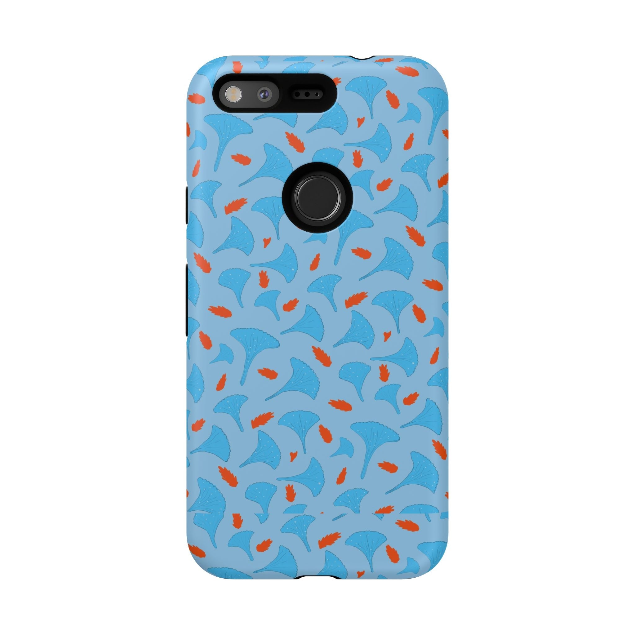 Blue Orange Odd Shape Themed Tough Cases Printify