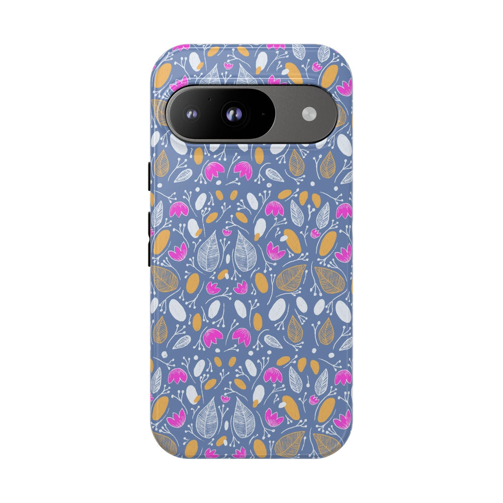 Abstract Grey Small BotanicThemed Tough Cases-Matte and Glossy Printify