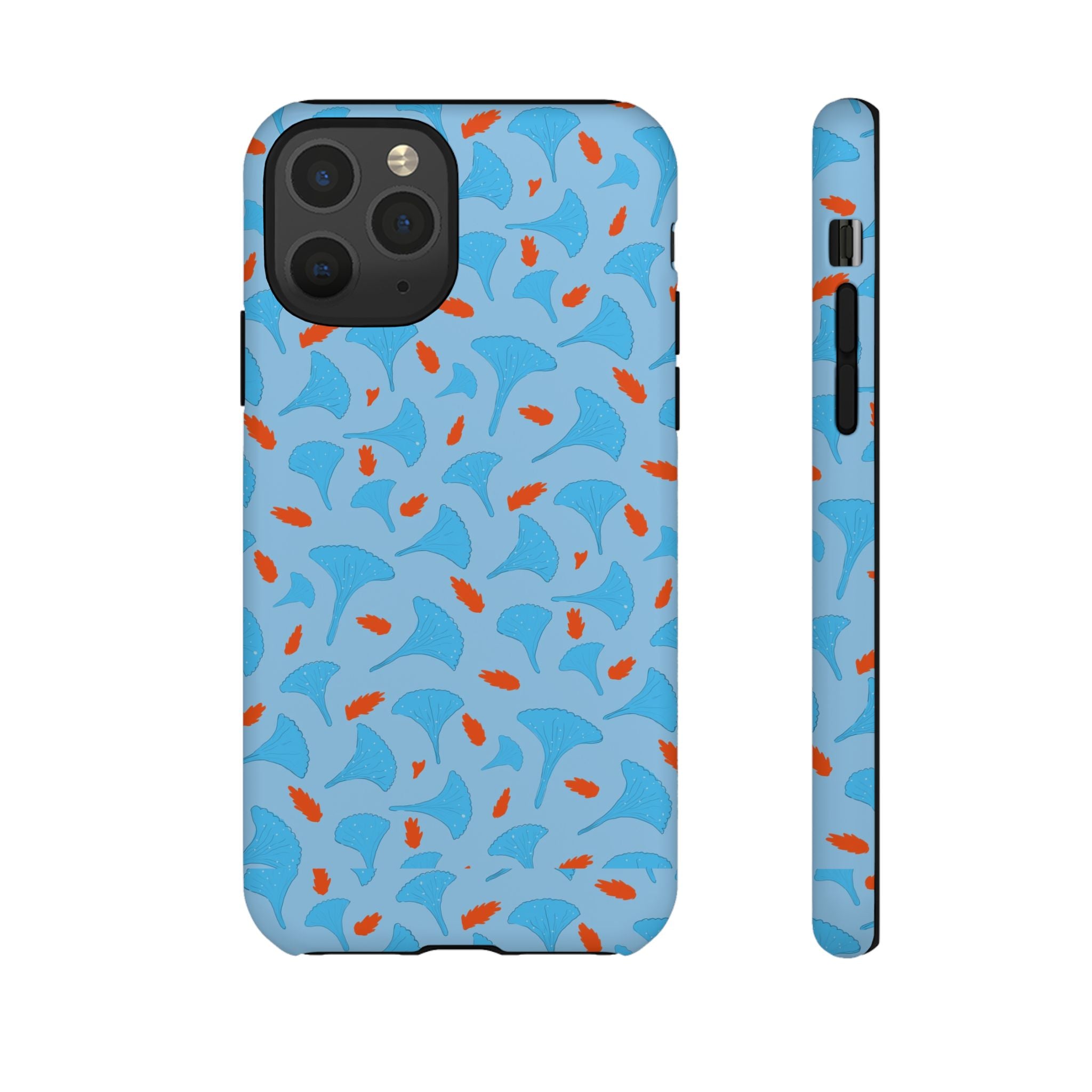 Blue Orange Odd Shape Themed Tough Cases Printify