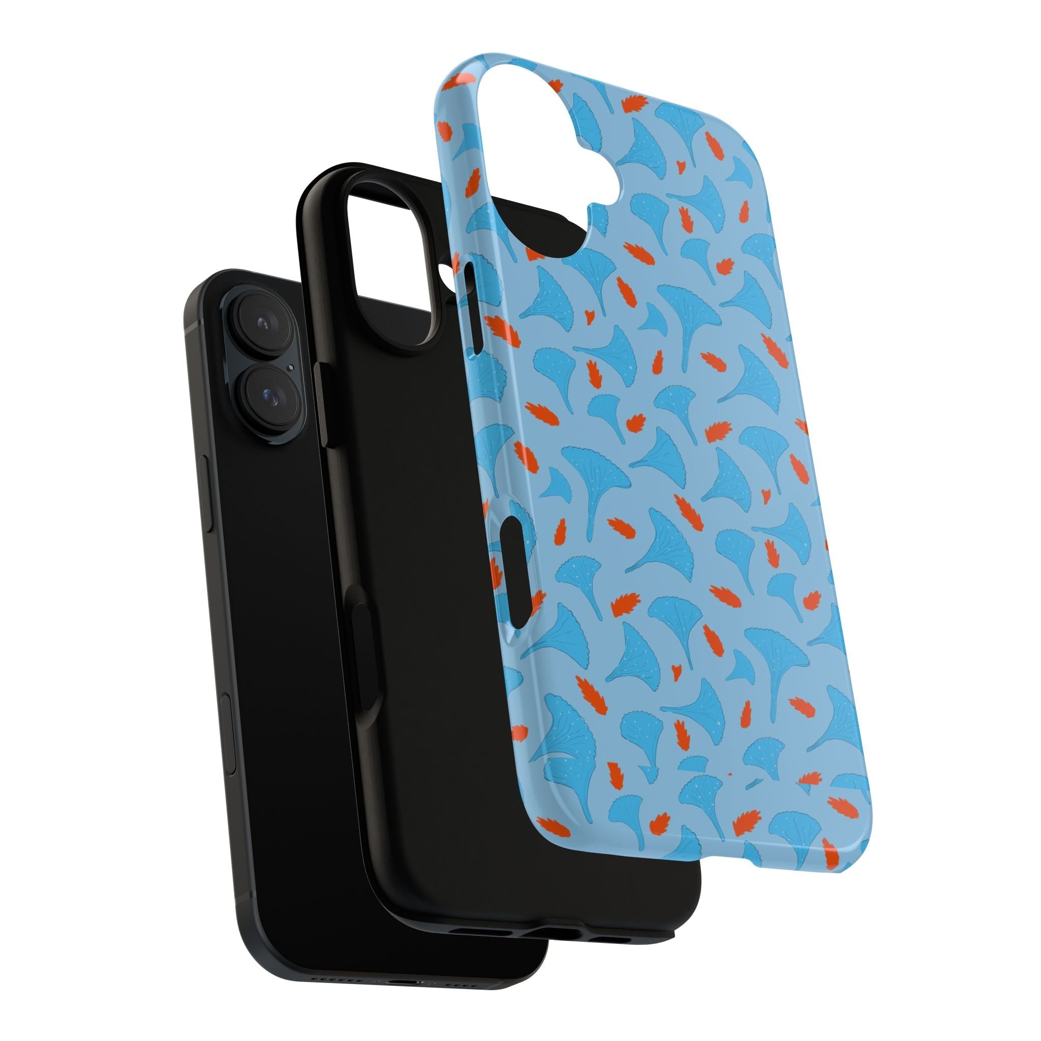 Blue Orange Odd Shape Themed Tough Cases Printify