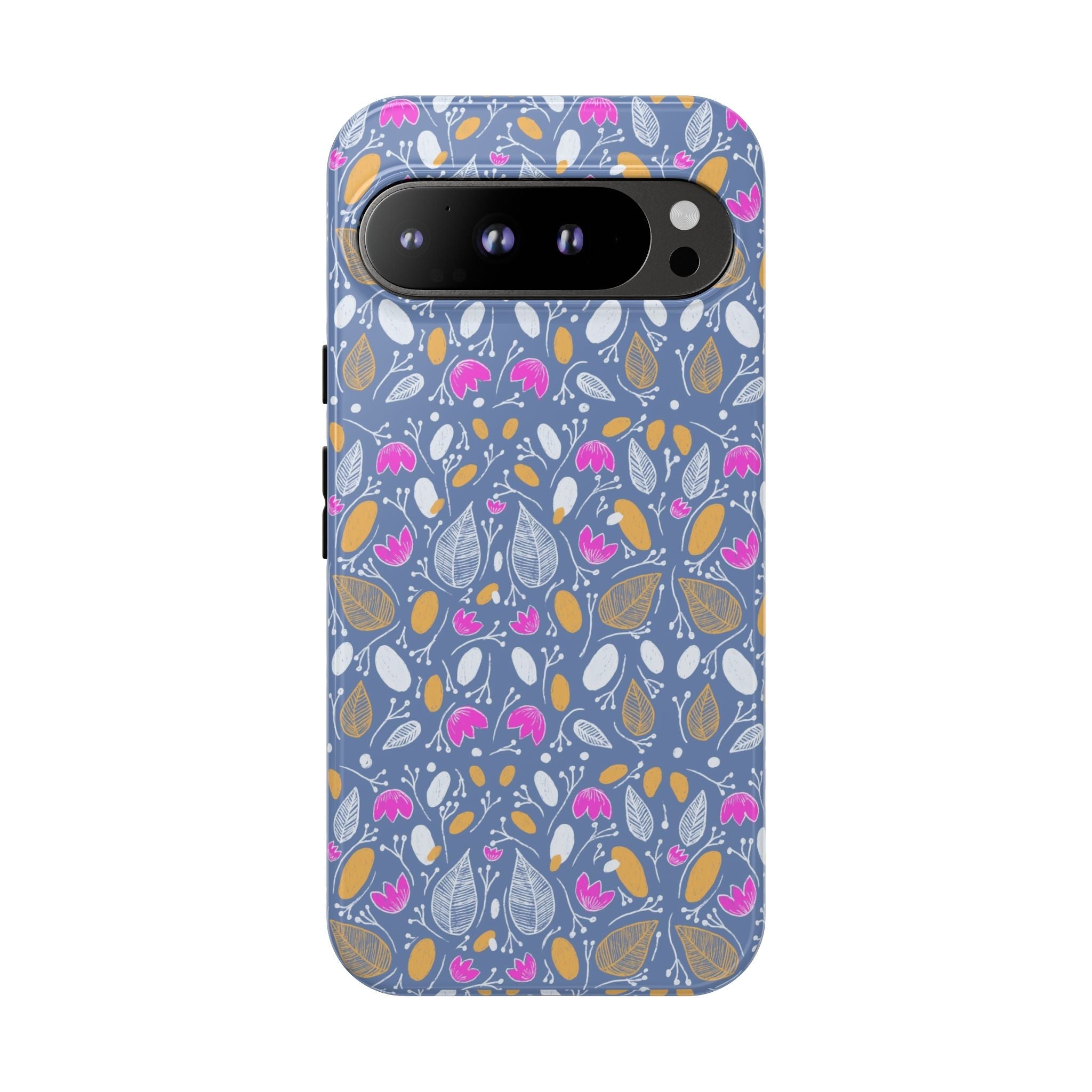 Abstract Grey Small BotanicThemed Tough Cases-Matte and Glossy Printify