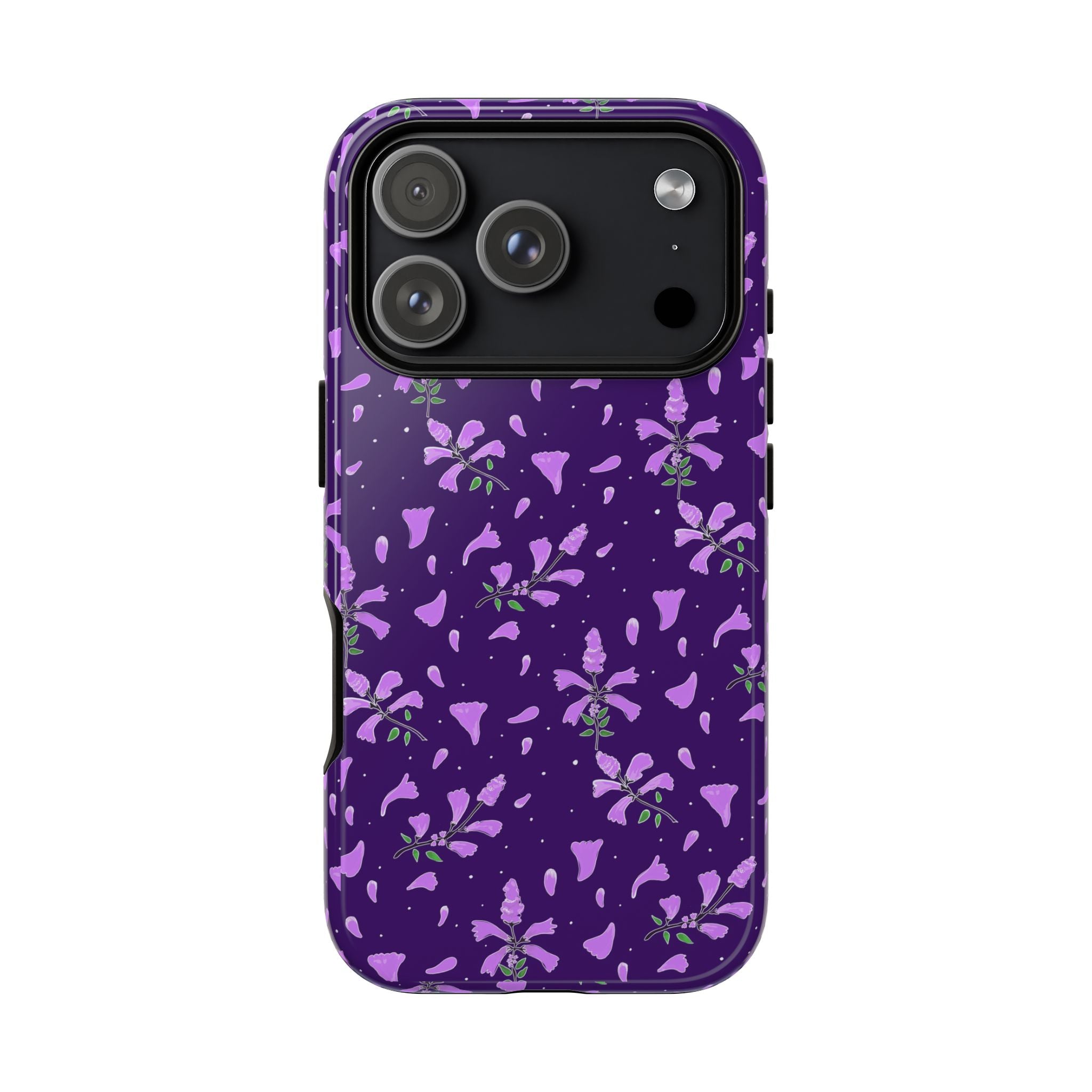 Purple Wild Flower Tough Phone Cases Printify