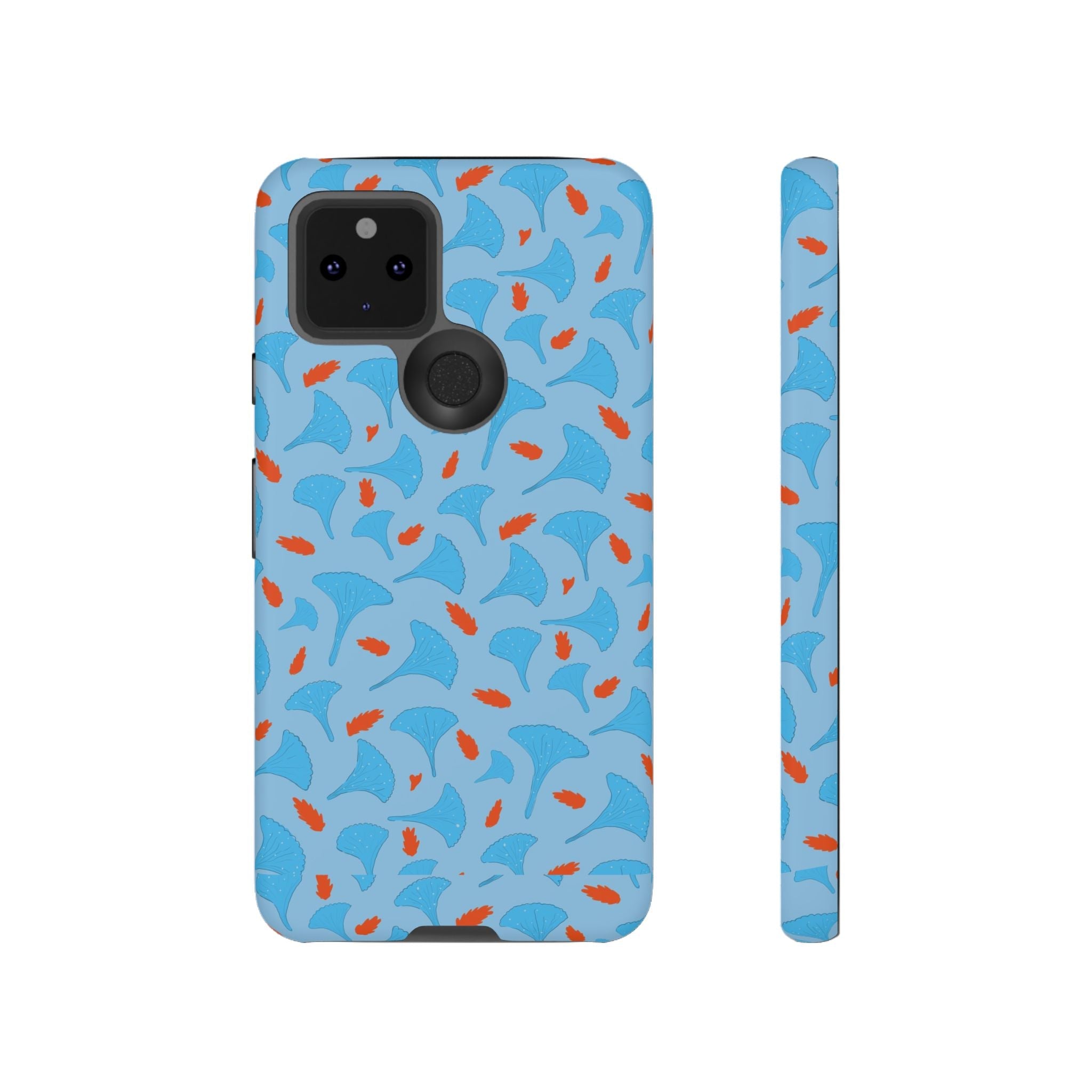 Blue Orange Odd Shape Themed Tough Cases Printify