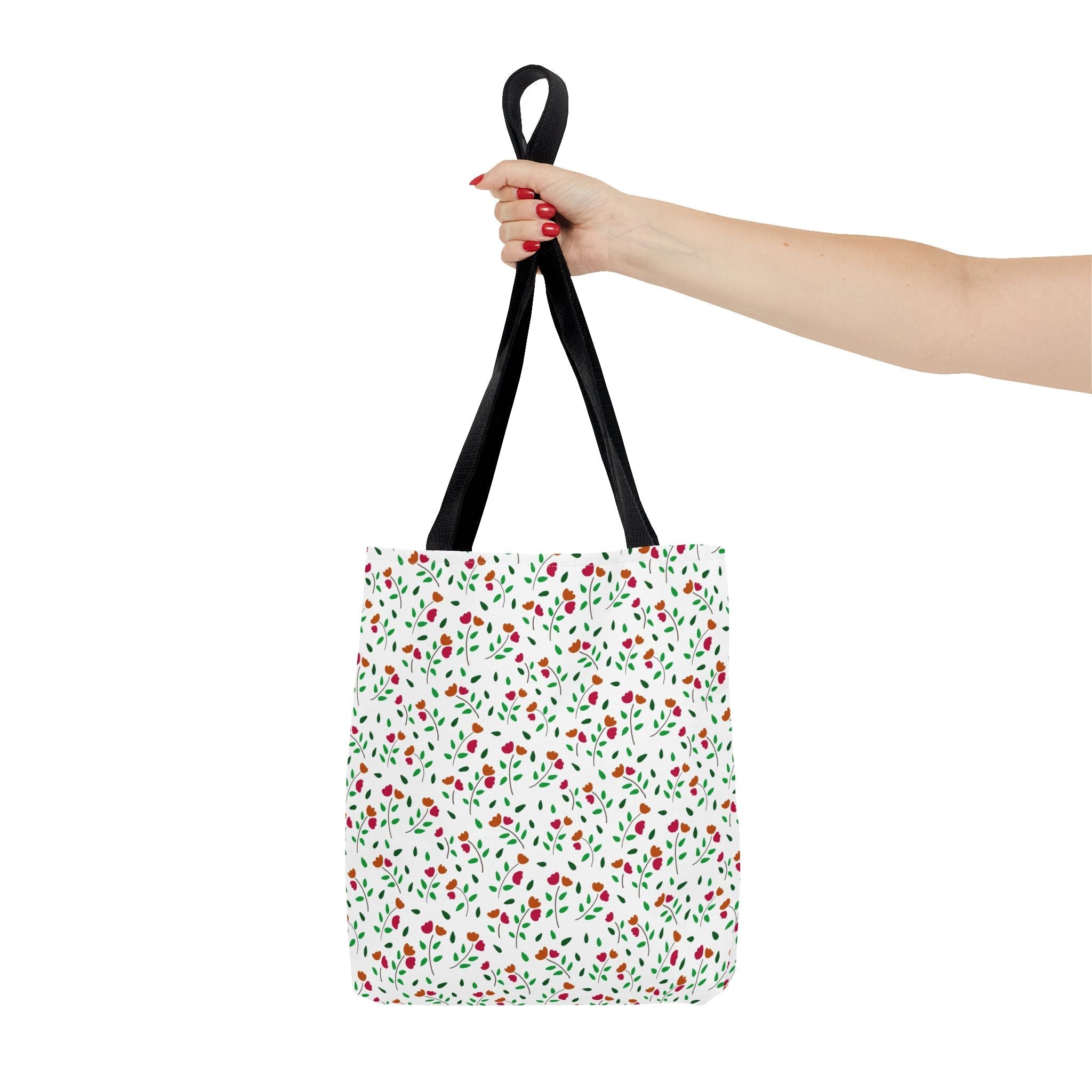 Mini Flora Hand Designed Prints Tote Bag (AOP) Printify