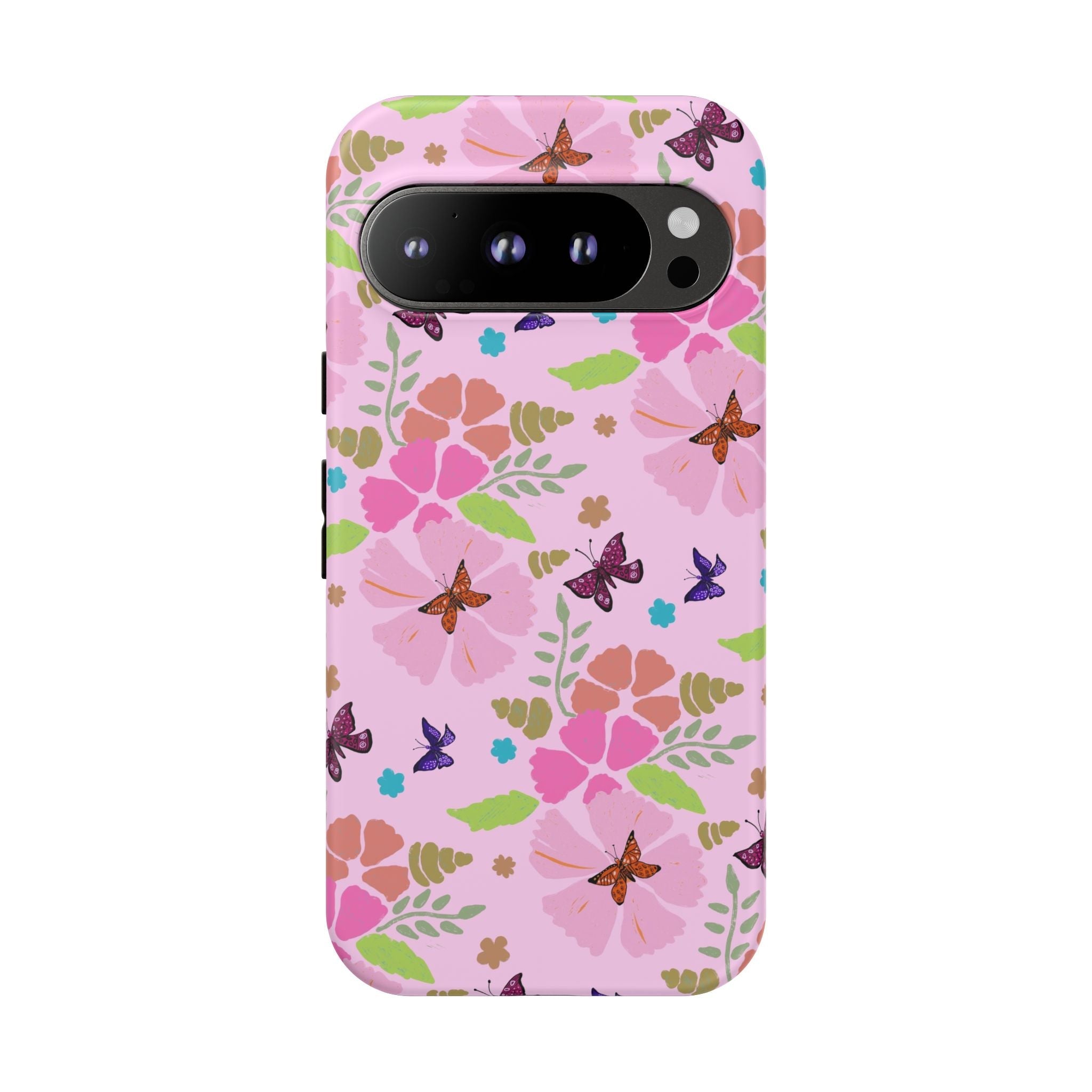 Pink Butterfly Garden Theme Tough Cases Printify