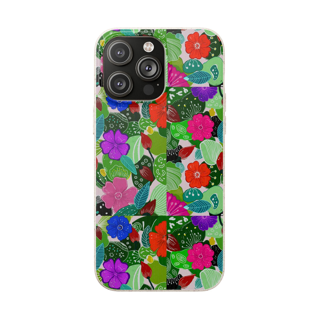 Multicolor Botanic Garden Biodegradable Cases