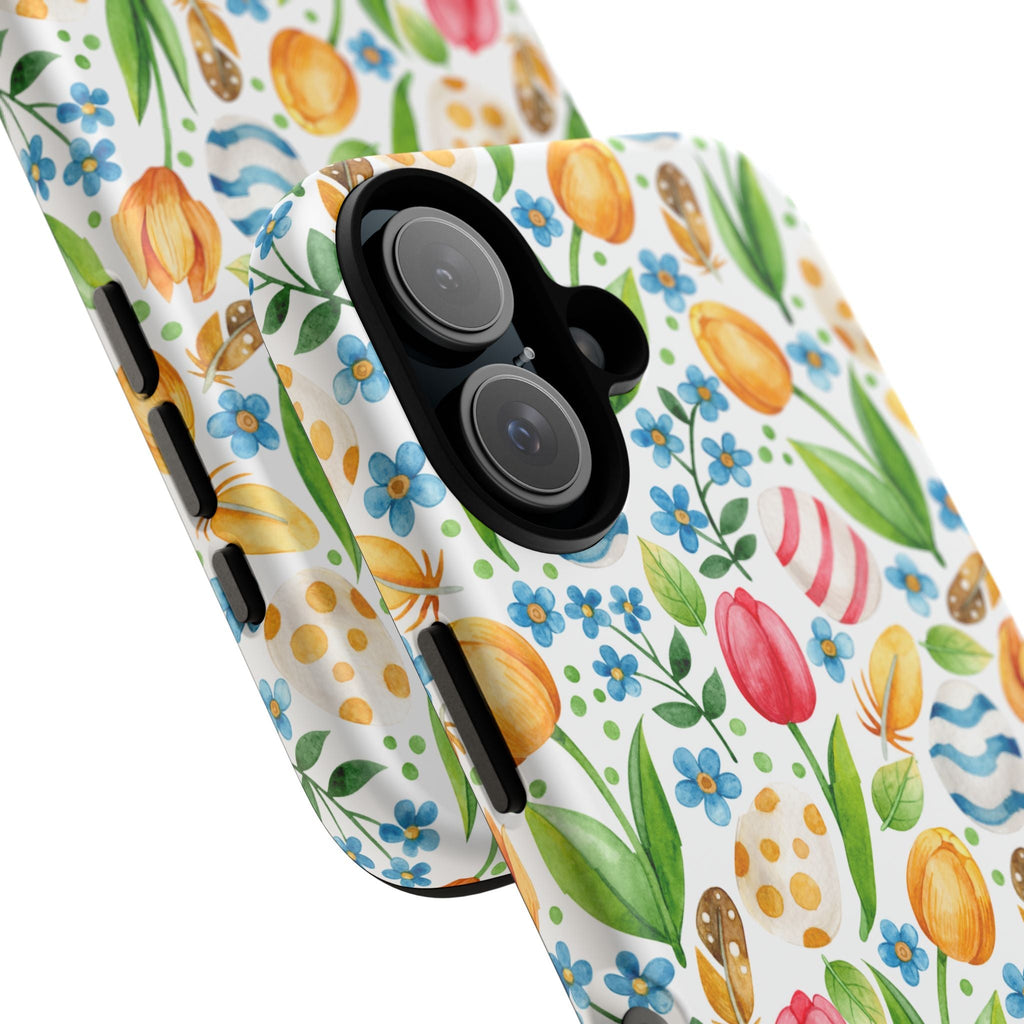 Cute Tulip Egg Theme Tough Cases Printify