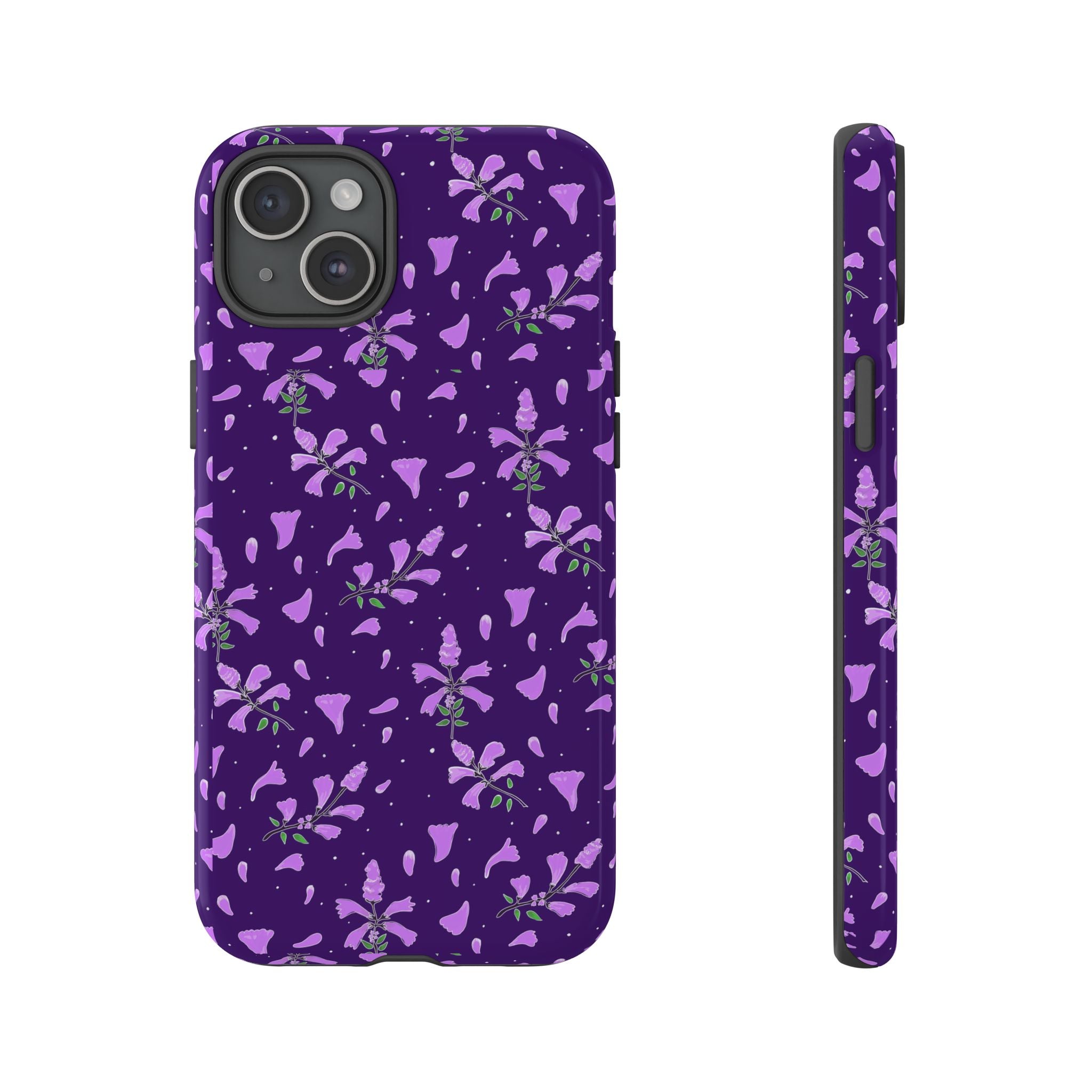 Purple Wild Flower Tough Phone Cases Printify