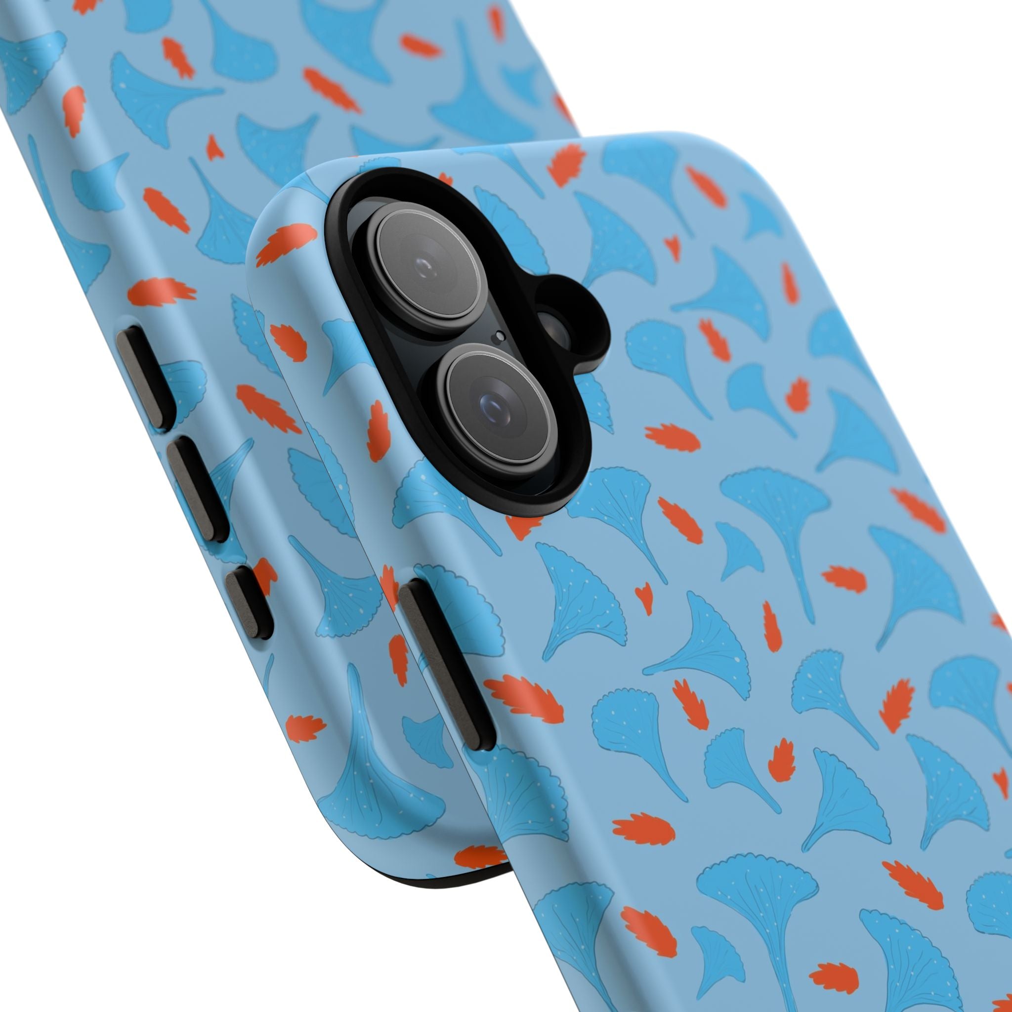 Blue Orange Odd Shape Themed Tough Cases Printify