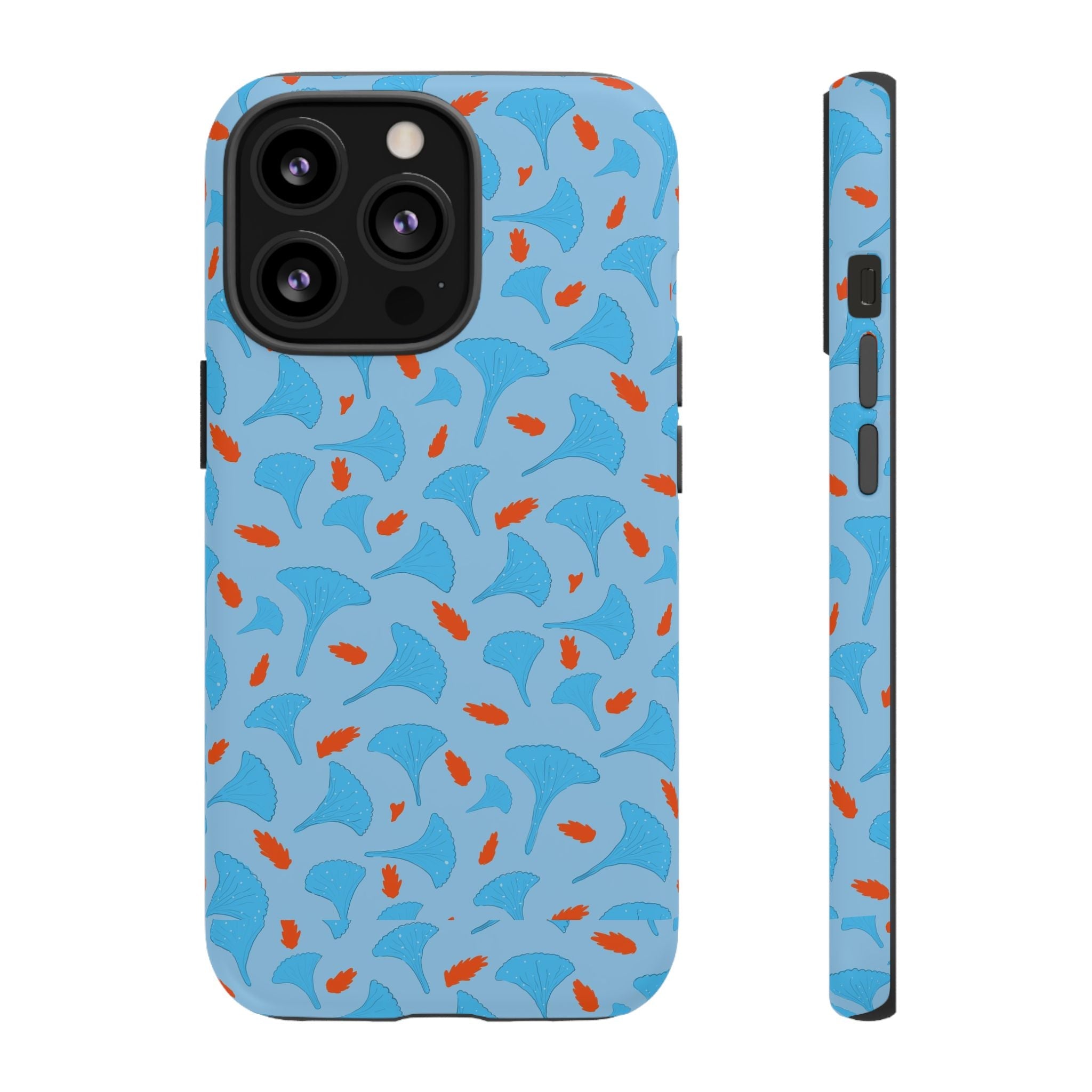 Blue Orange Odd Shape Themed Tough Cases Printify