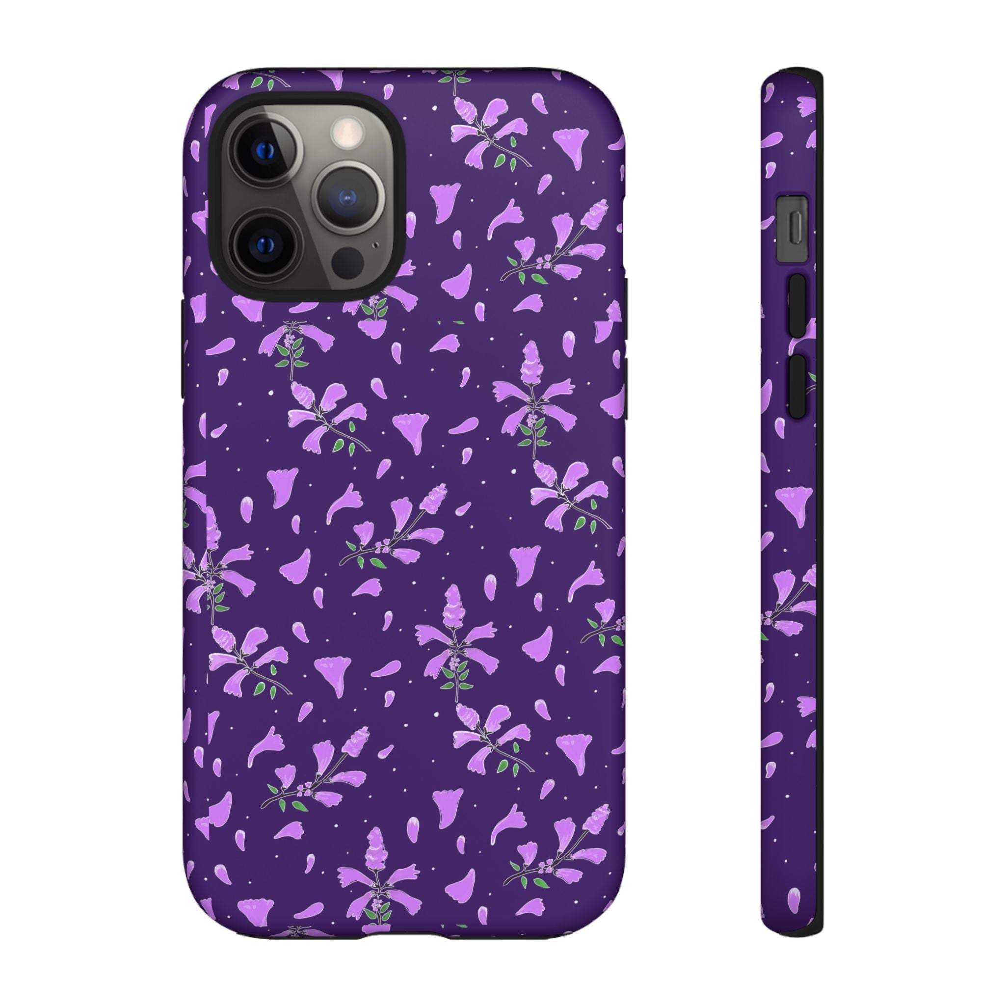 Purple Wild Flower Tough Phone Cases Printify