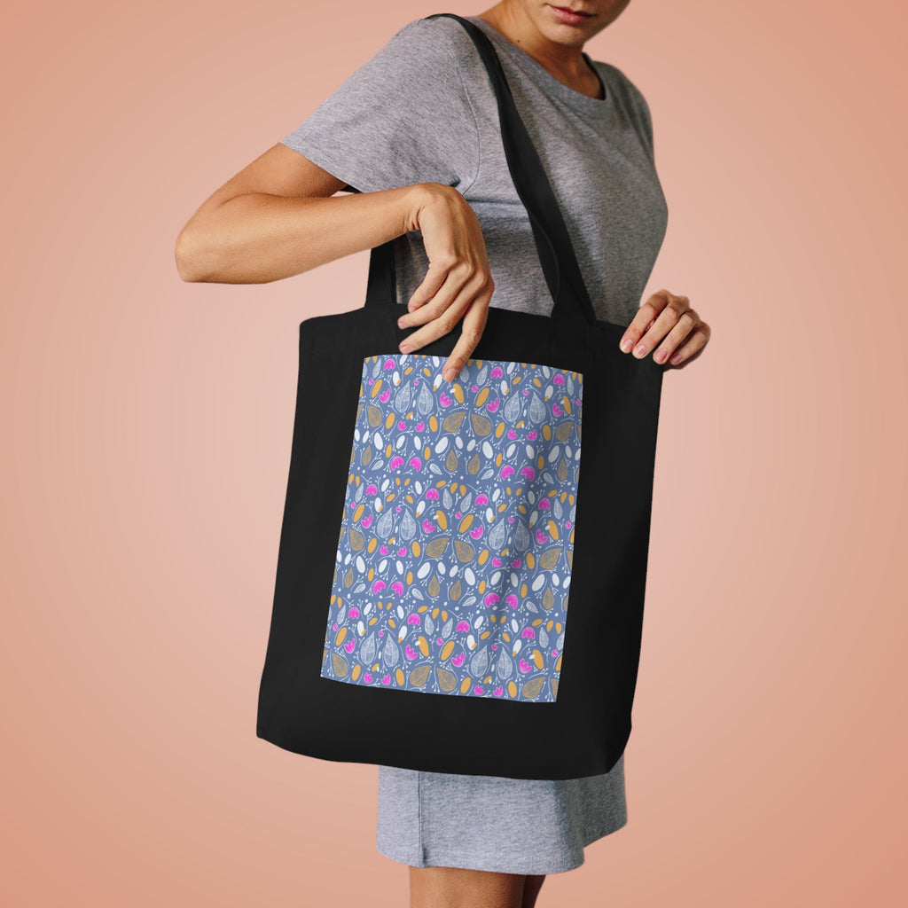 Small Flora Both Side Printed Cotton Tote Bag Printify