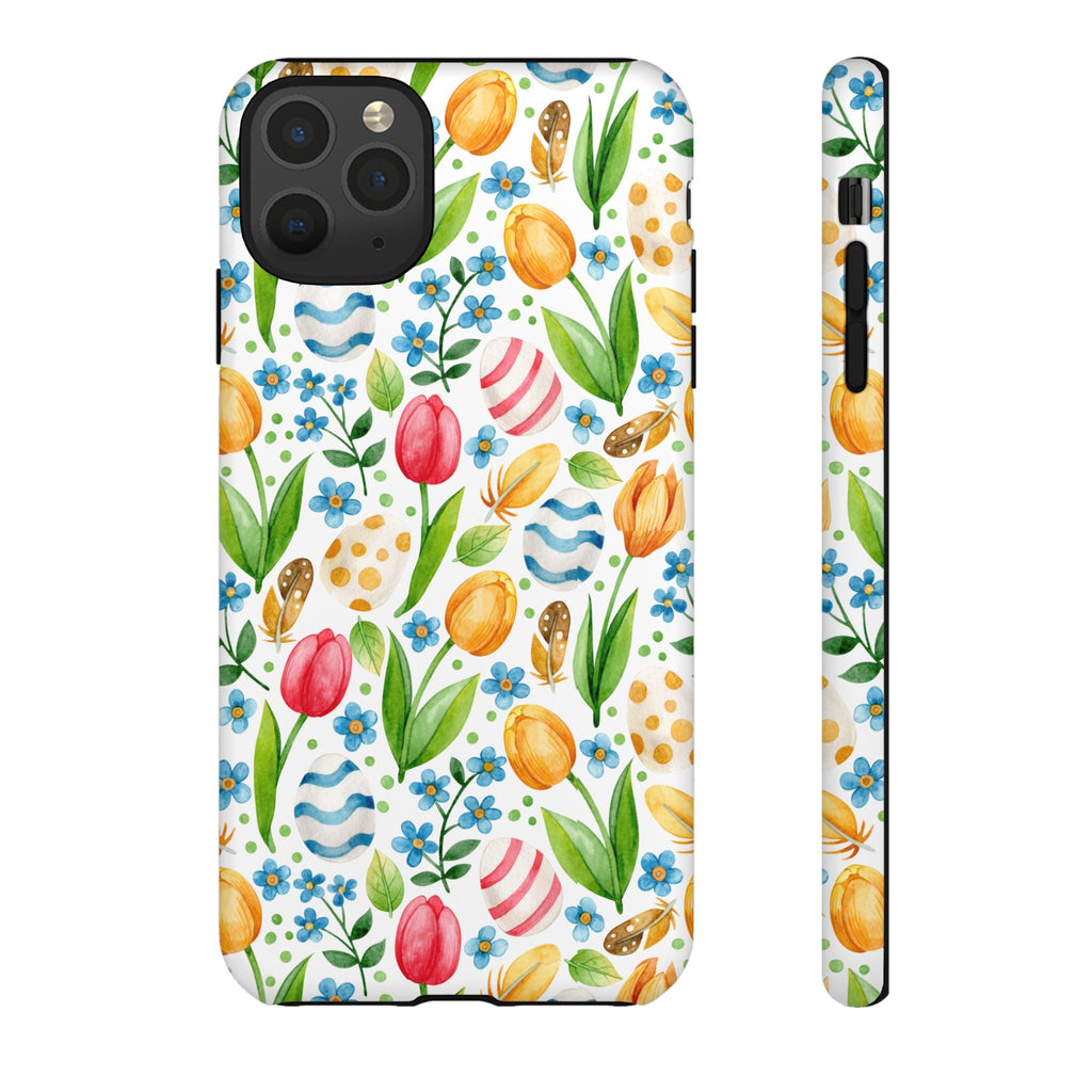 Cute Tulip Egg Theme Tough Cases Printify