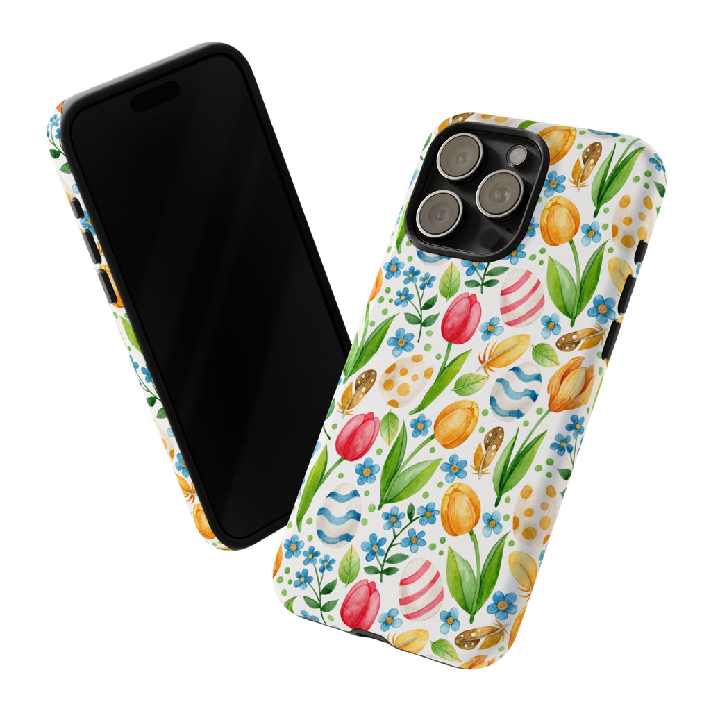 Cute Tulip Egg Theme Tough Cases Printify
