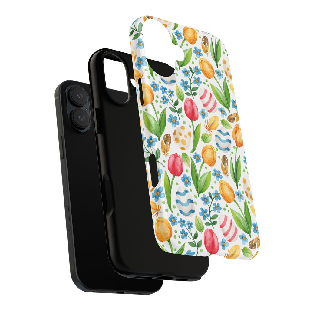 Cute Tulip Egg Theme Tough Cases Printify