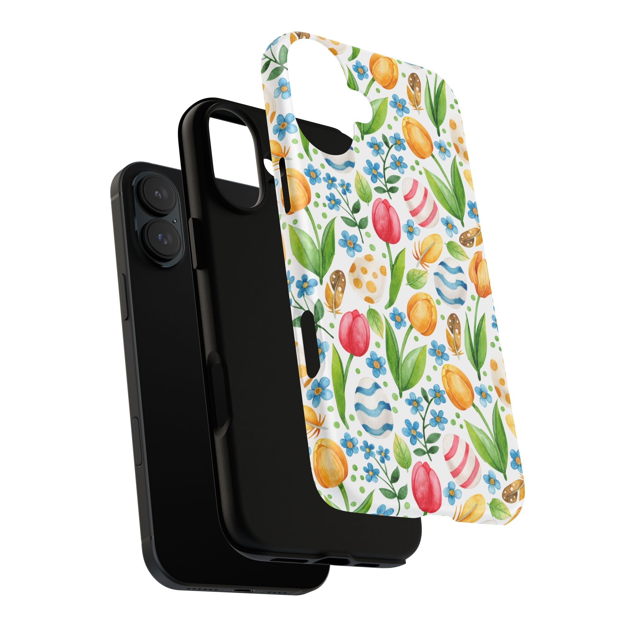 Cute Tulip Egg Theme Tough Cases Printify