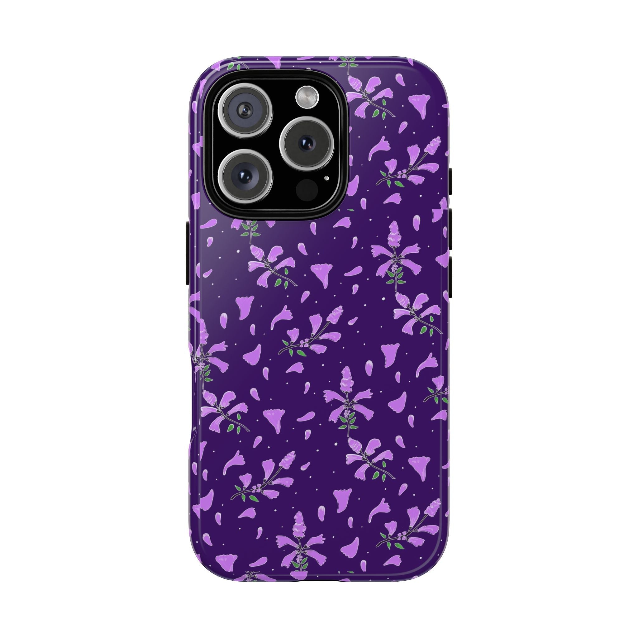 Purple Wild Flower Tough Phone Cases Printify