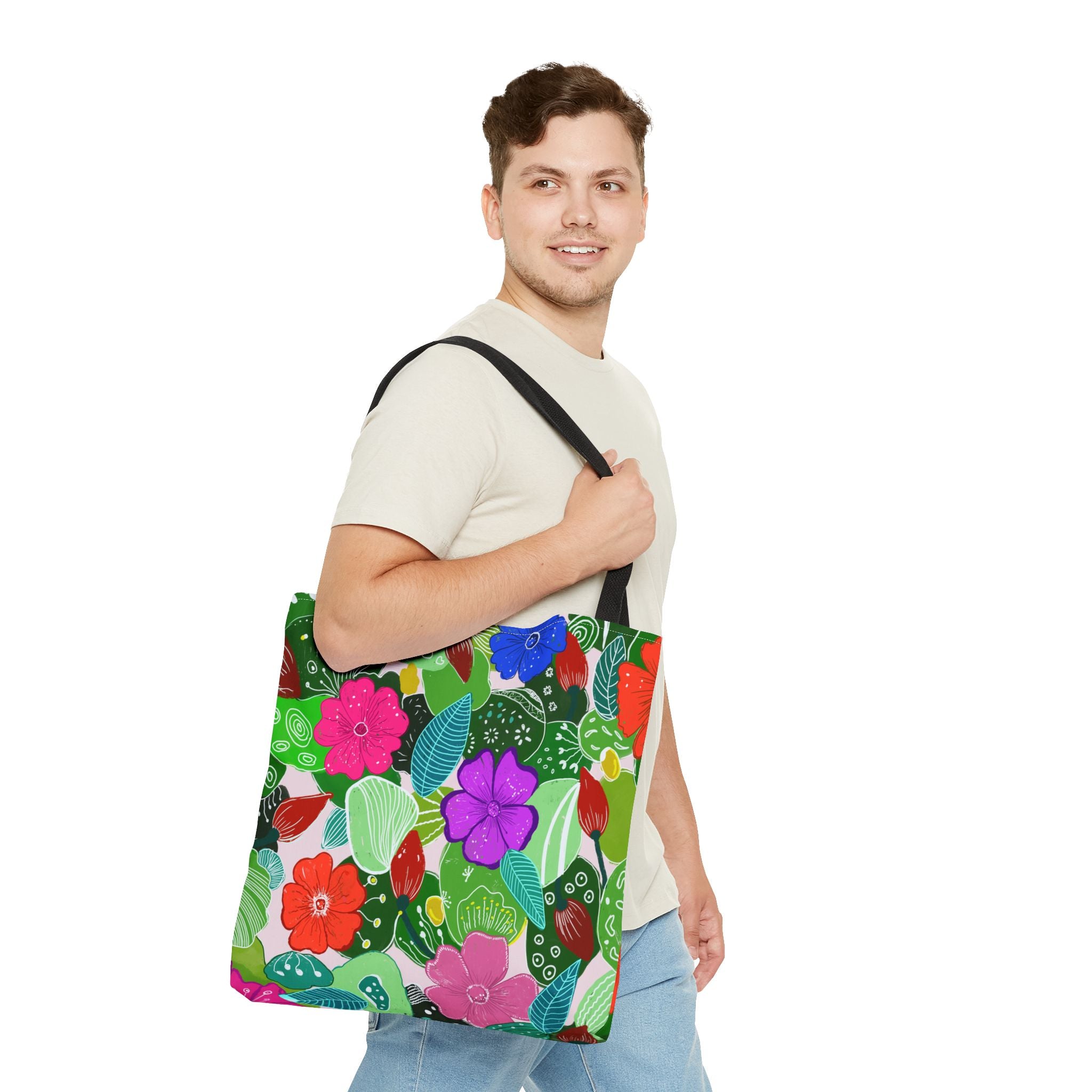 Multicolor Botanic Tote Bag