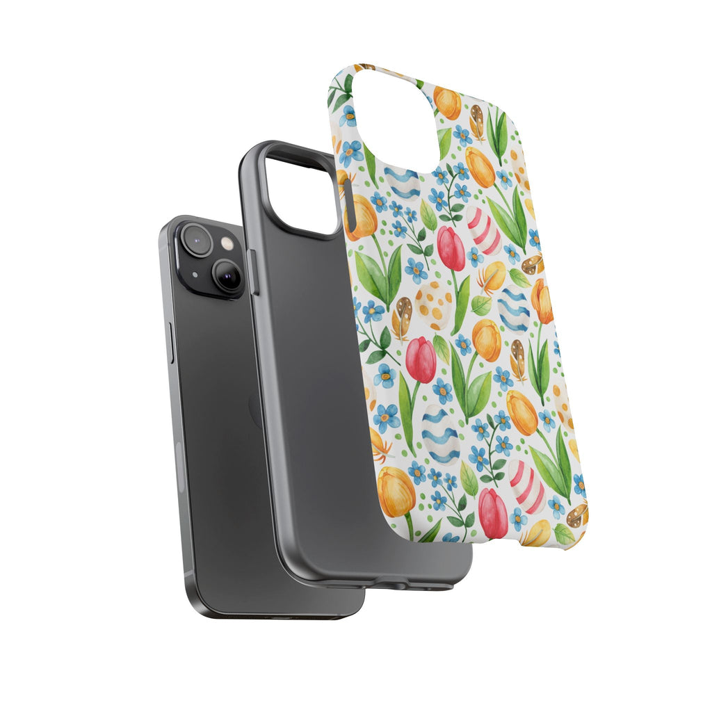 Cute Tulip Egg Theme Tough Cases Printify