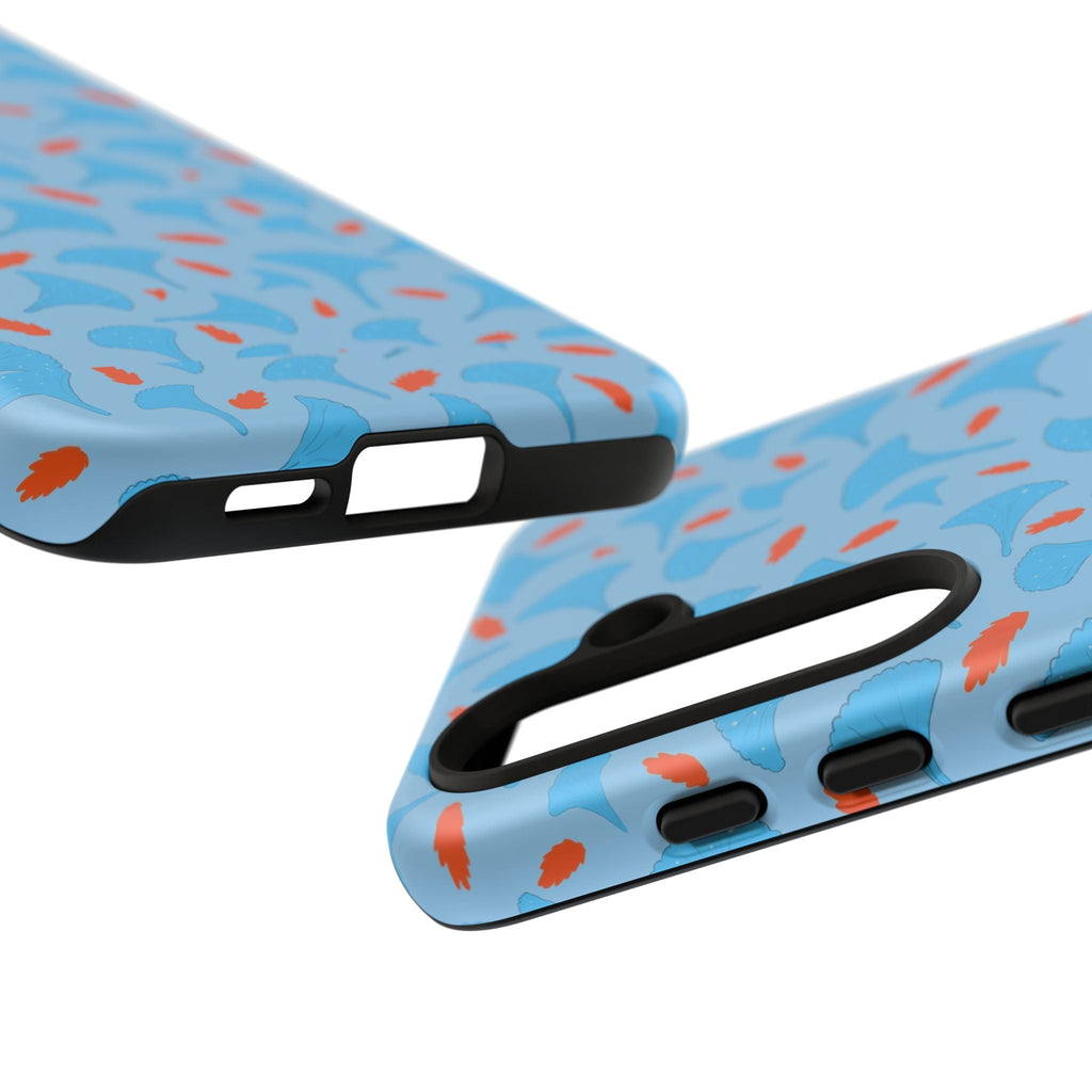 Blue Orange Odd Shape Themed Tough Cases Printify