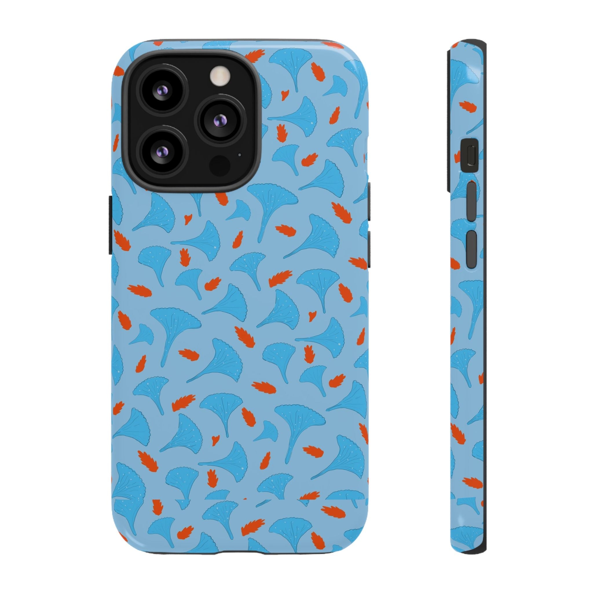 Blue Orange Odd Shape Themed Tough Cases Printify