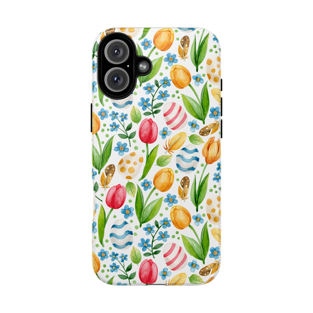 Cute Tulip Egg Theme Tough Cases Printify