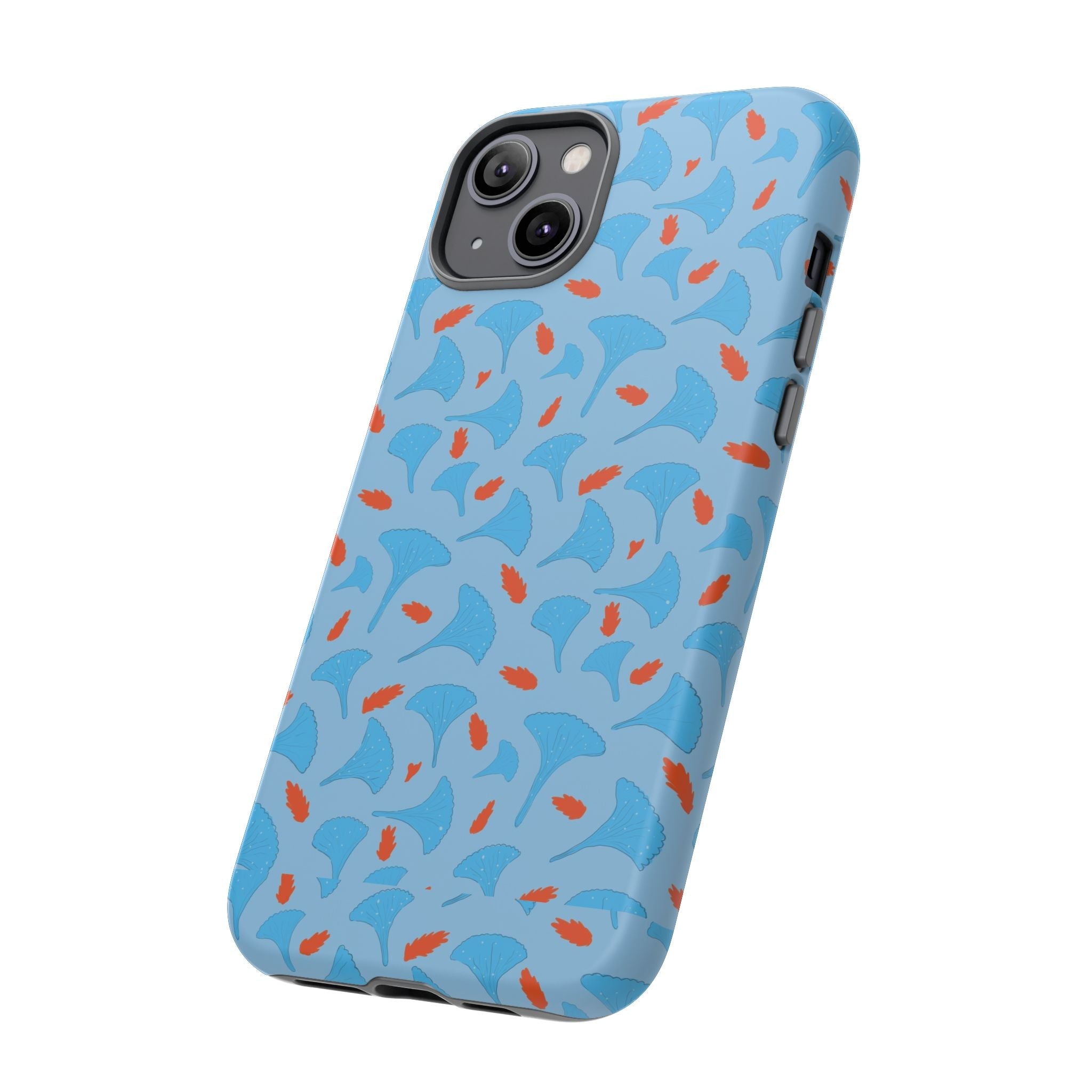 Blue Orange Odd Shape Themed Tough Cases Printify
