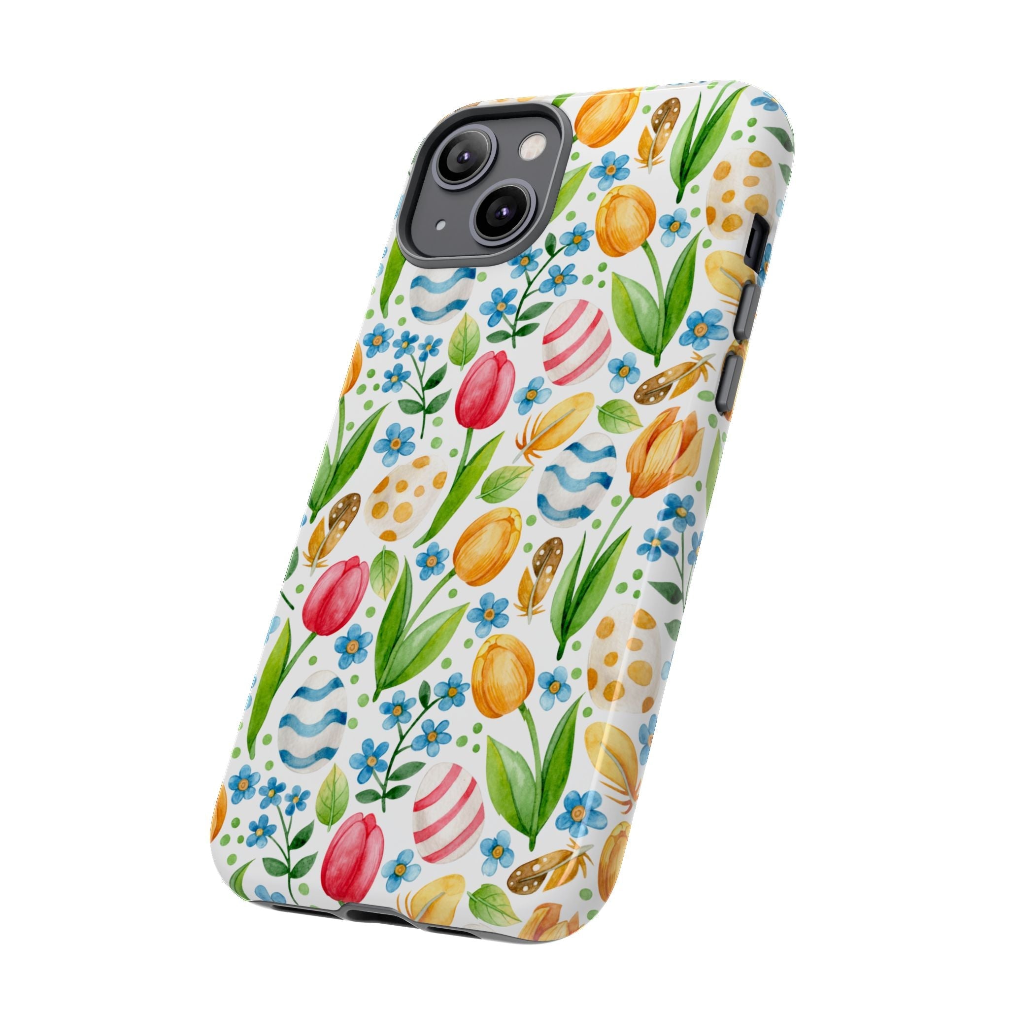 Cute Tulip Egg Theme Tough Cases Printify