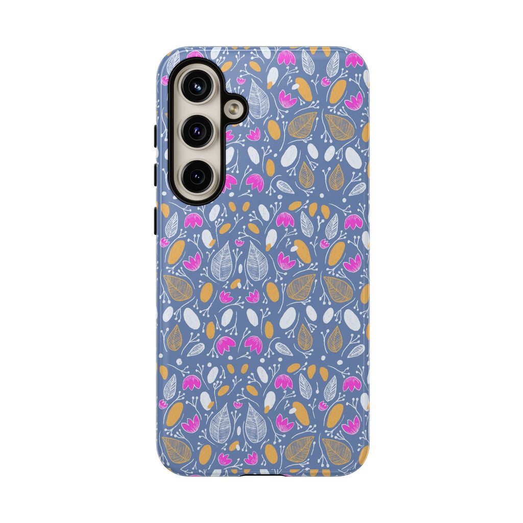 Abstract Grey Small BotanicThemed Tough Cases-Matte and Glossy Printify