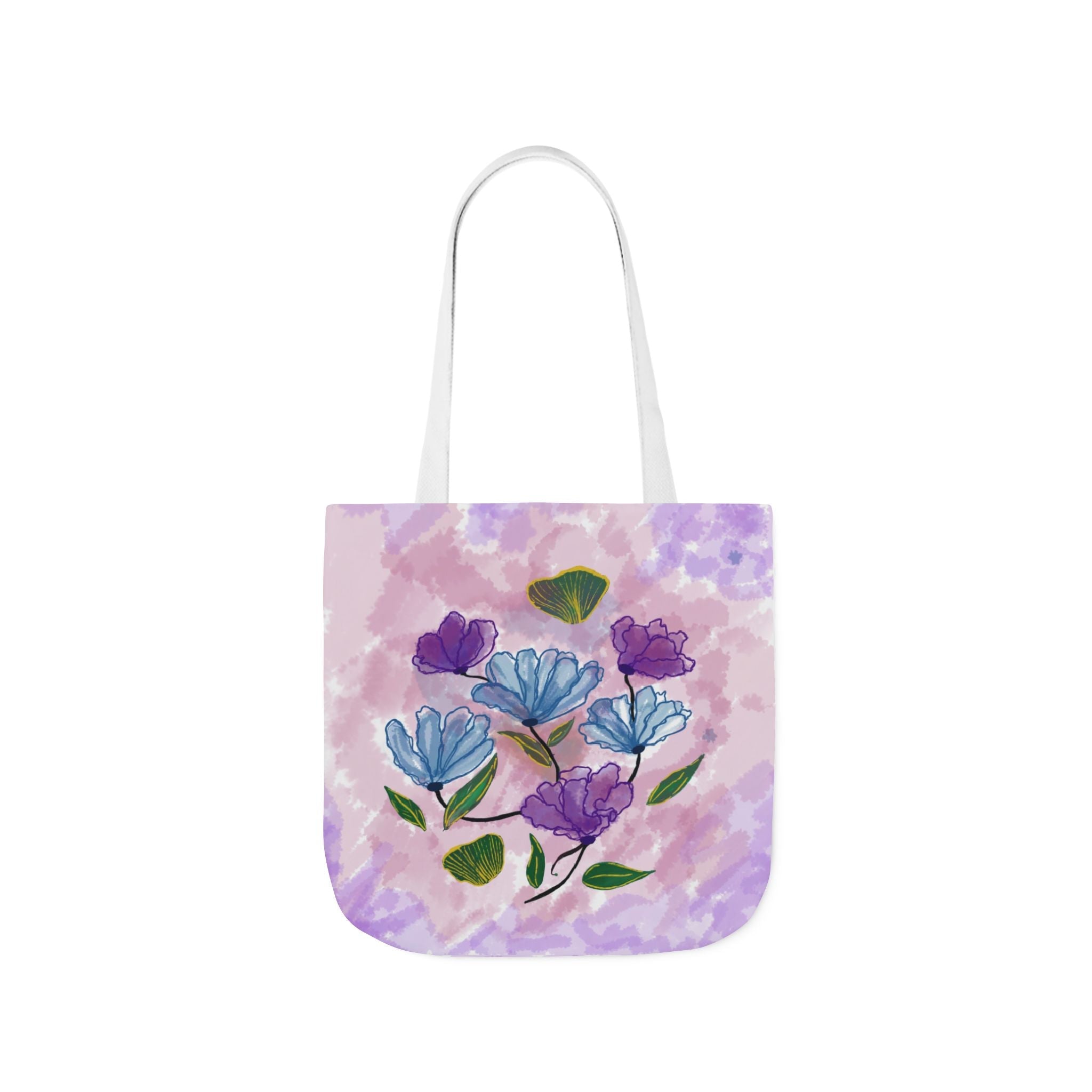 Wild Botanic Water Colour Hand Designed Canvas Tote Bag Printify