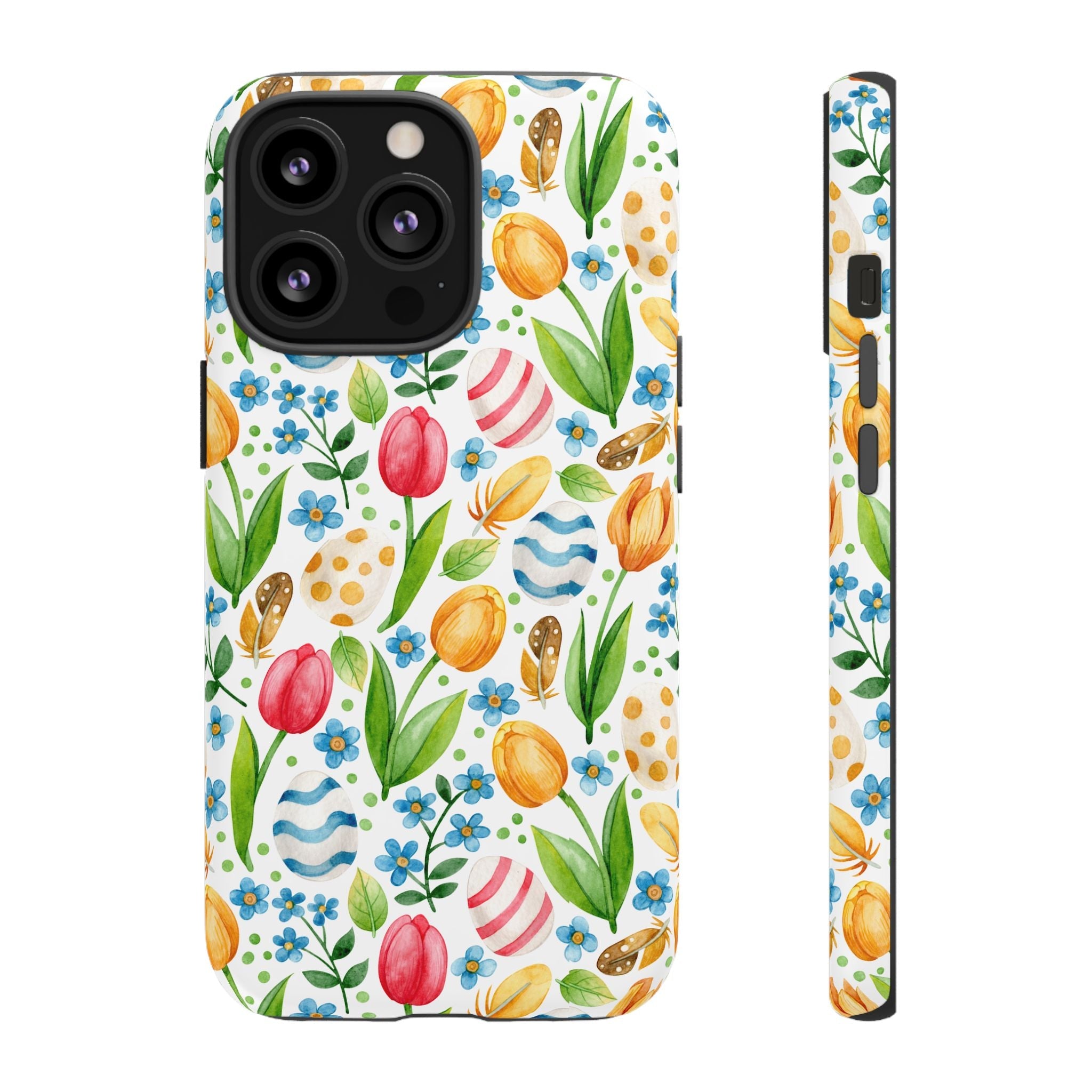 Cute Tulip Egg Theme Tough Cases Printify