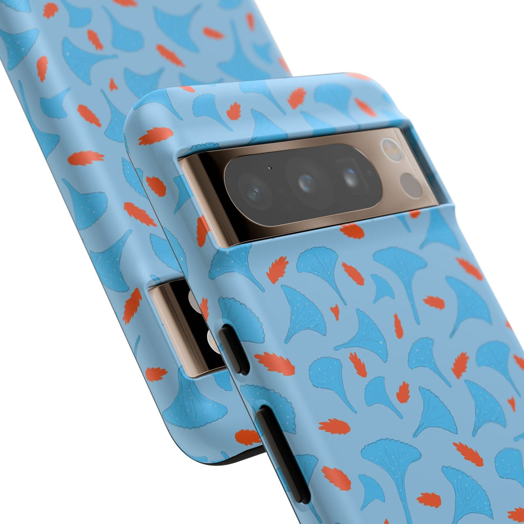 Blue Orange Odd Shape Themed Tough Cases Printify