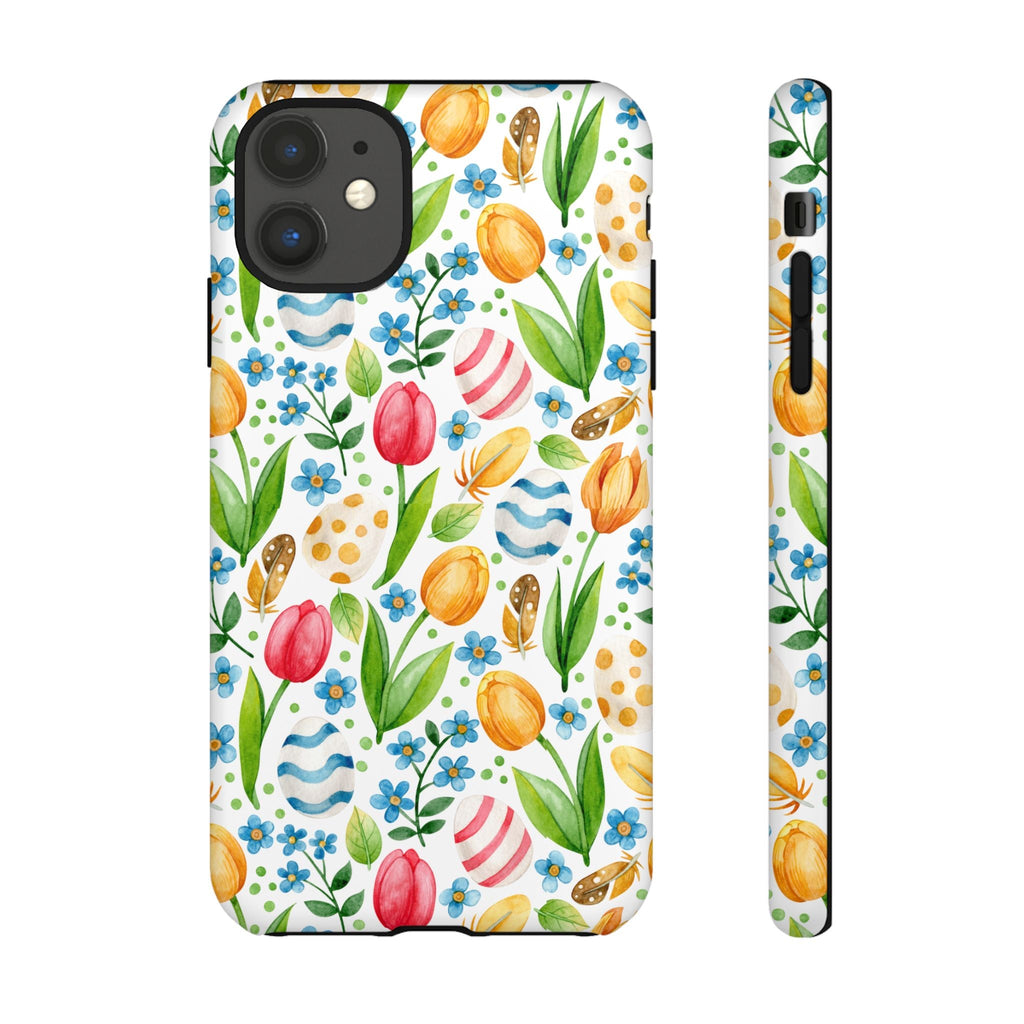 Cute Tulip Egg Theme Tough Cases Printify
