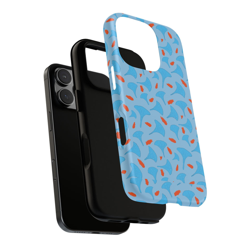 Blue Orange Odd Shape Themed Tough Cases Printify