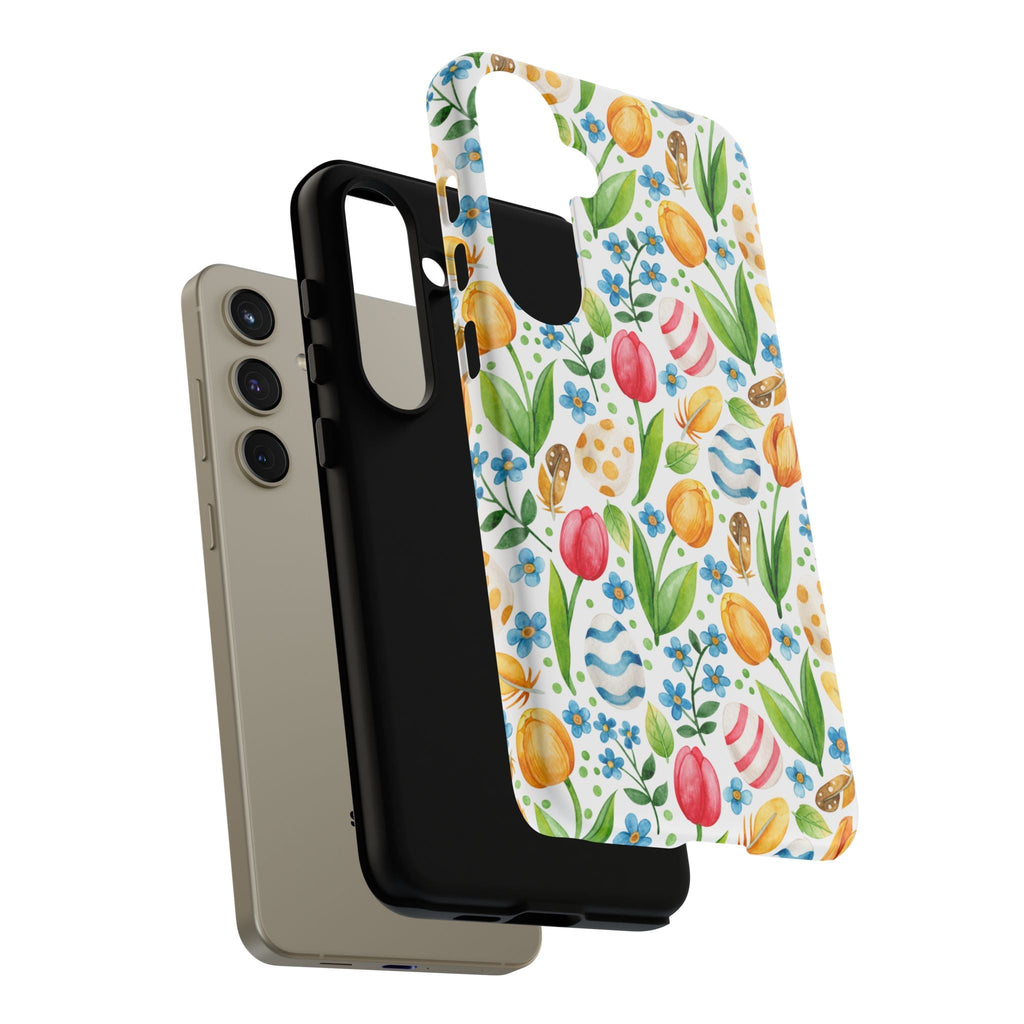 Cute Tulip Egg Theme Tough Cases Printify