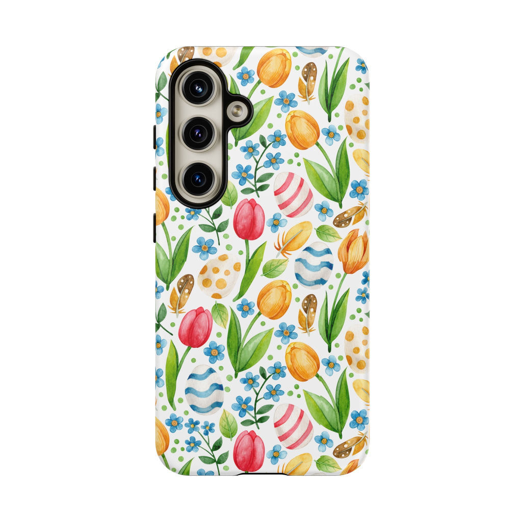 Cute Tulip Egg Theme Tough Cases Printify