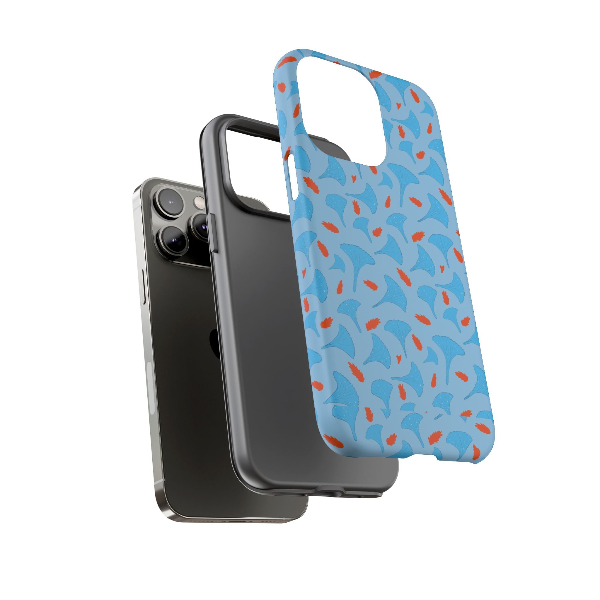Blue Orange Odd Shape Themed Tough Cases Printify