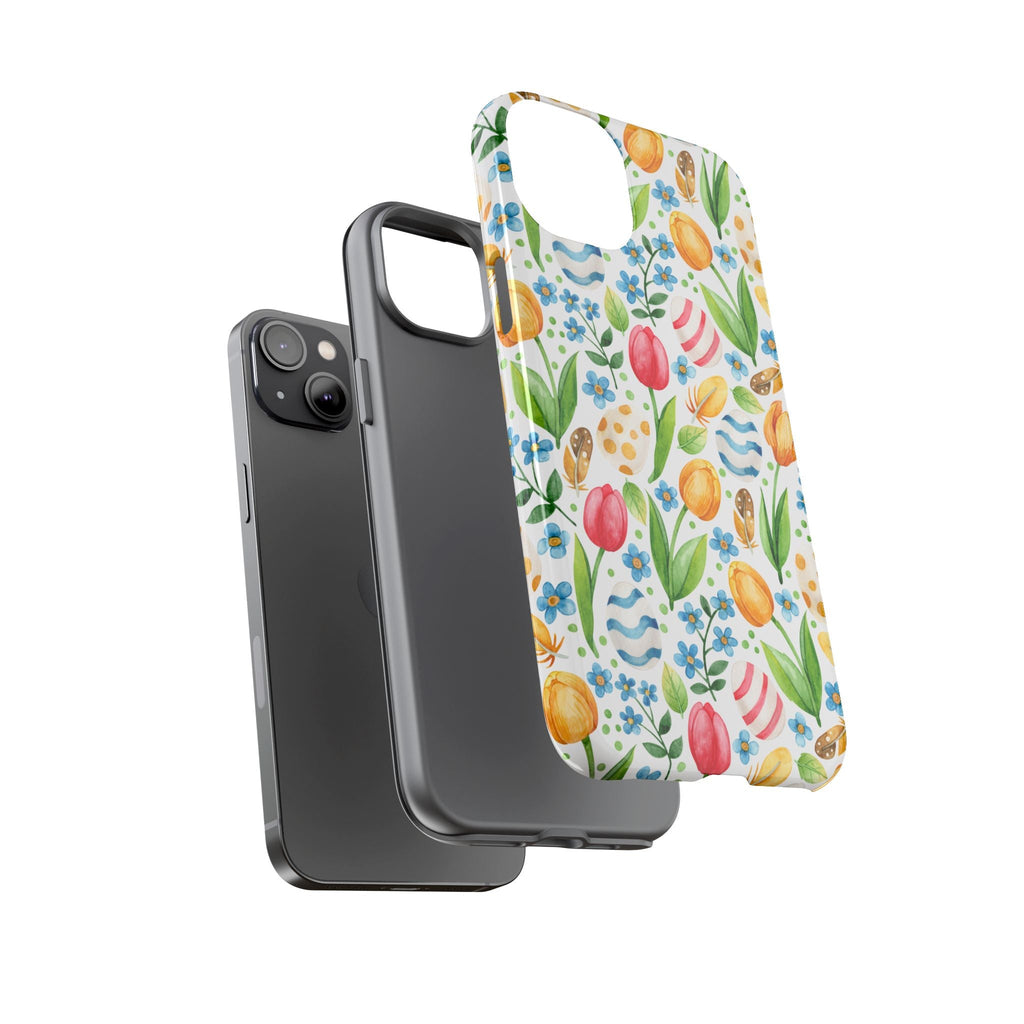 Cute Tulip Egg Theme Tough Cases Printify