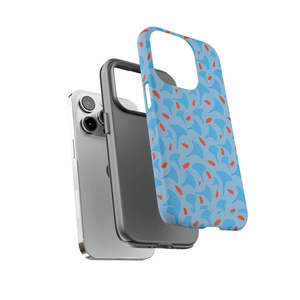 Blue Orange Odd Shape Themed Tough Cases Printify