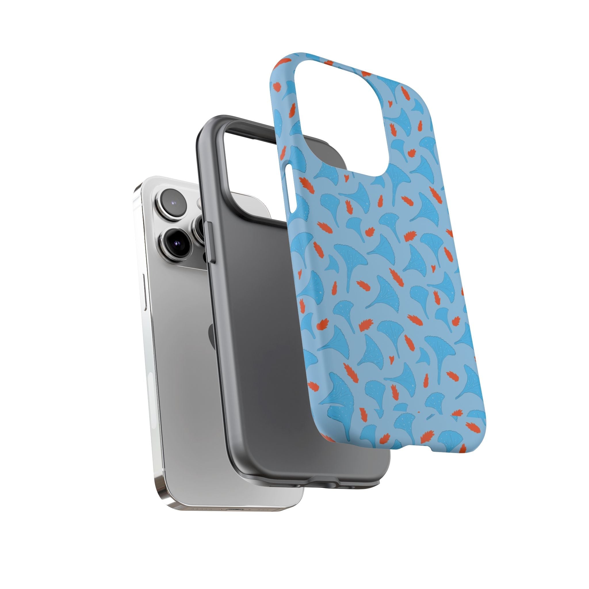 Blue Orange Odd Shape Themed Tough Cases Printify